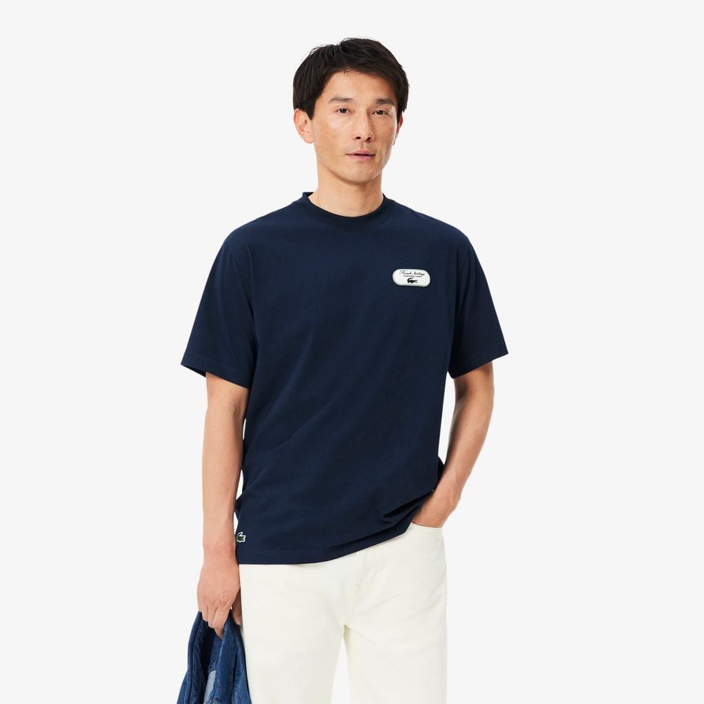 Áo Thun Tennis Lacoste Nam Công Nghệ Ultra Dry In Hình Di Sản