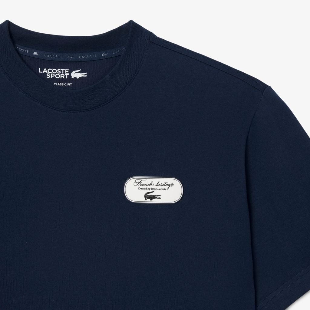 Áo Thun Tennis Lacoste Nam Công Nghệ Ultra Dry In Hình Di Sản