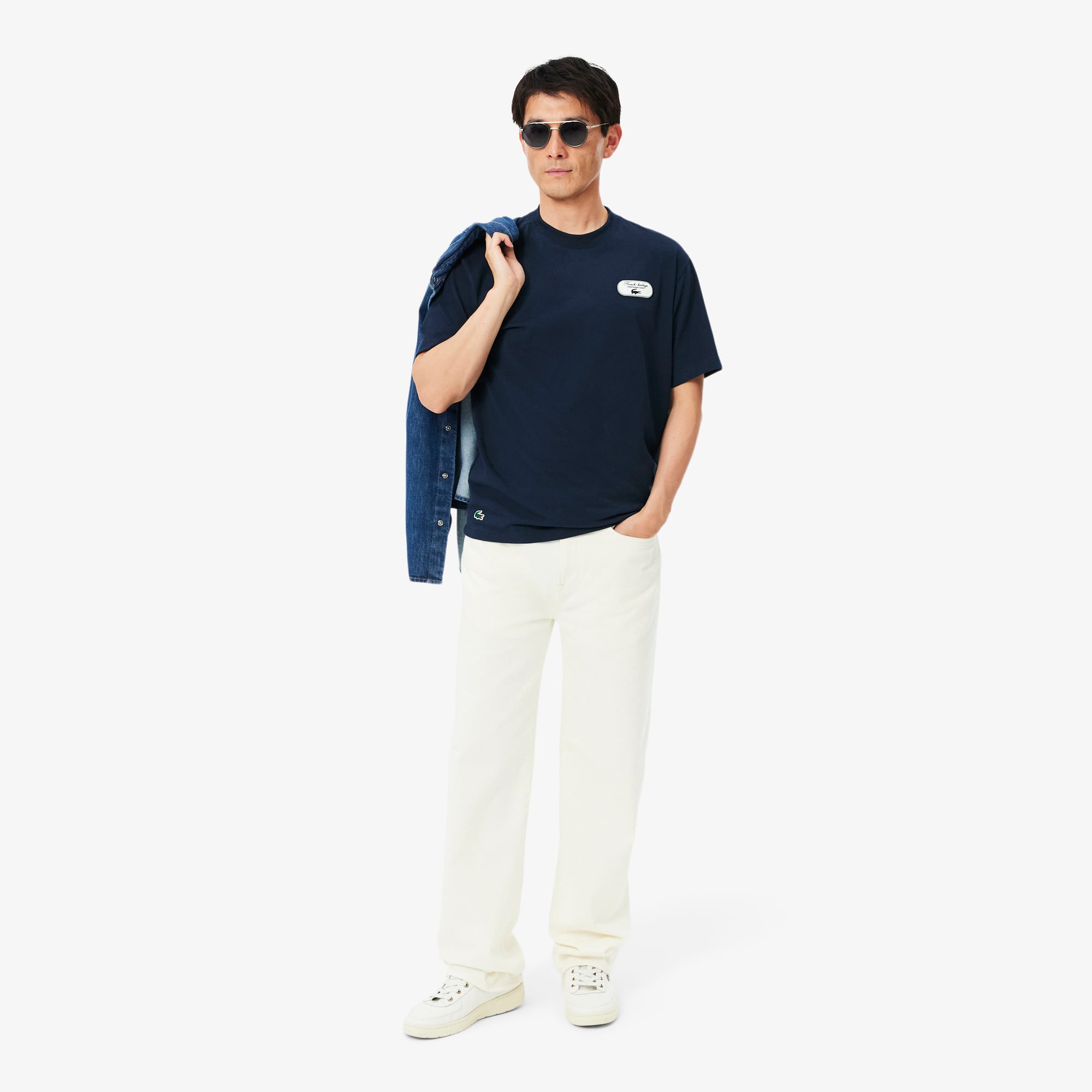 Áo Thun Tennis Lacoste Nam Công Nghệ Ultra Dry In Hình Di Sản