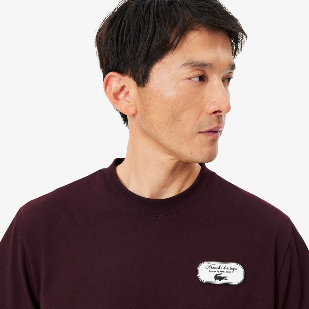 Áo Thun Tennis Lacoste Nam Công Nghệ Ultra Dry In Hình Di Sản