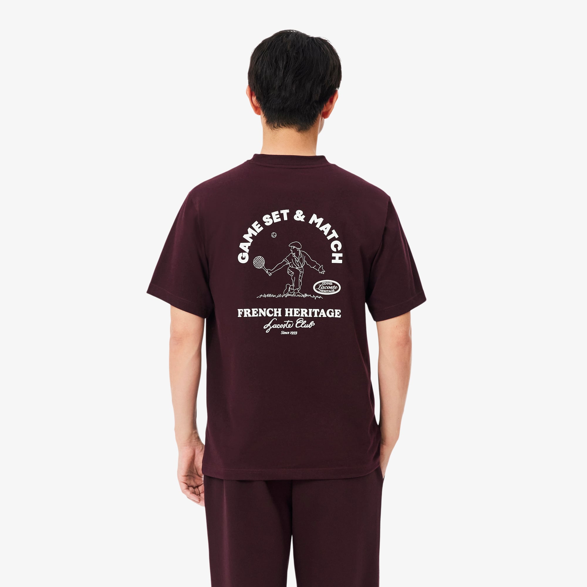 Áo Thun Tennis Lacoste Nam Công Nghệ Ultra Dry In Hình Di Sản