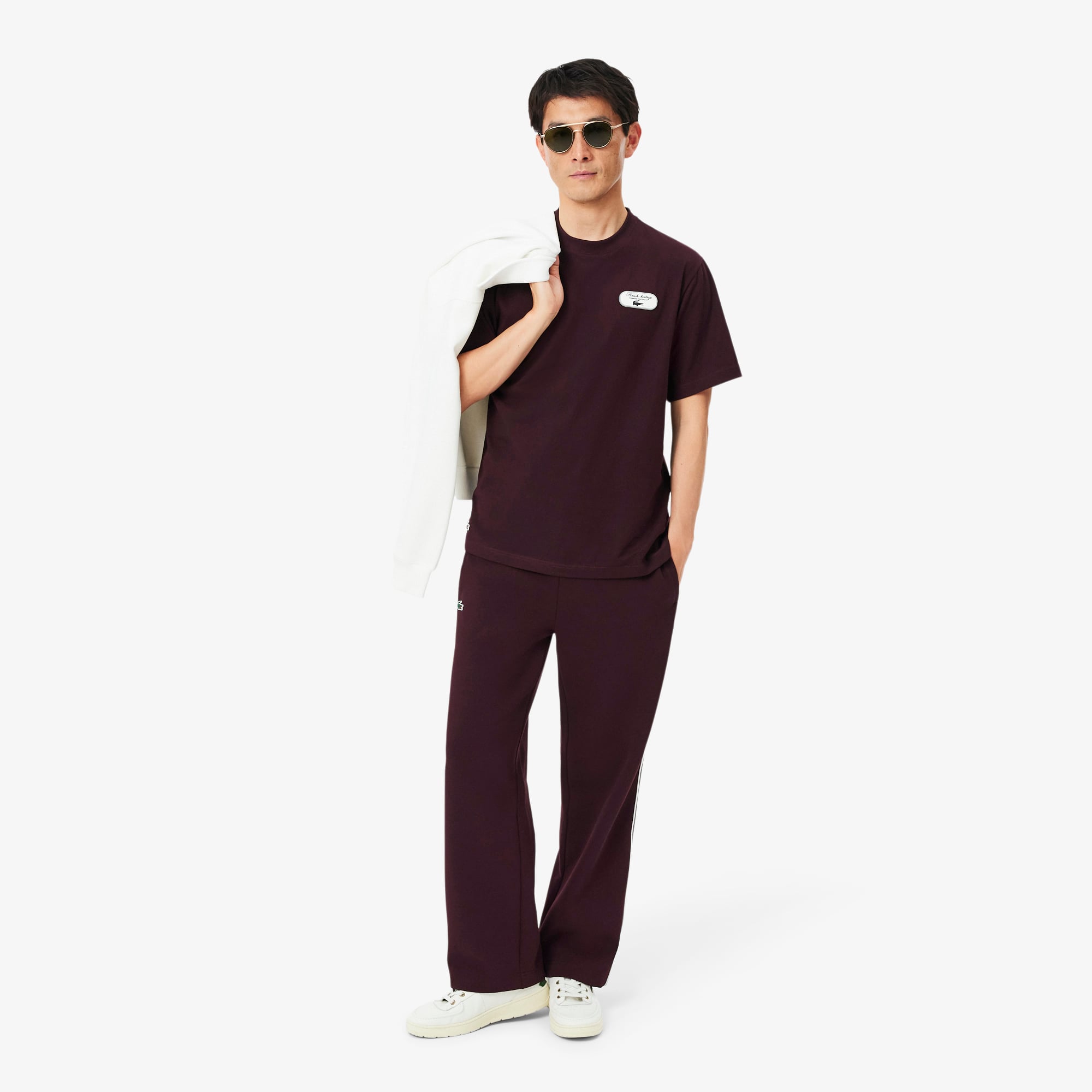 Áo Thun Tennis Lacoste Nam Công Nghệ Ultra Dry In Hình Di Sản