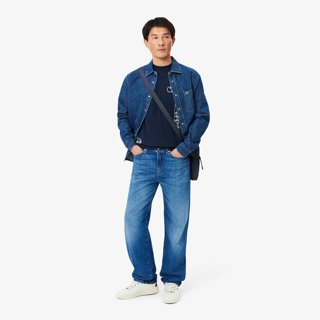 Áo Thun Tennis Lacoste Nam Công Nghệ Ultra Dry Di Sản