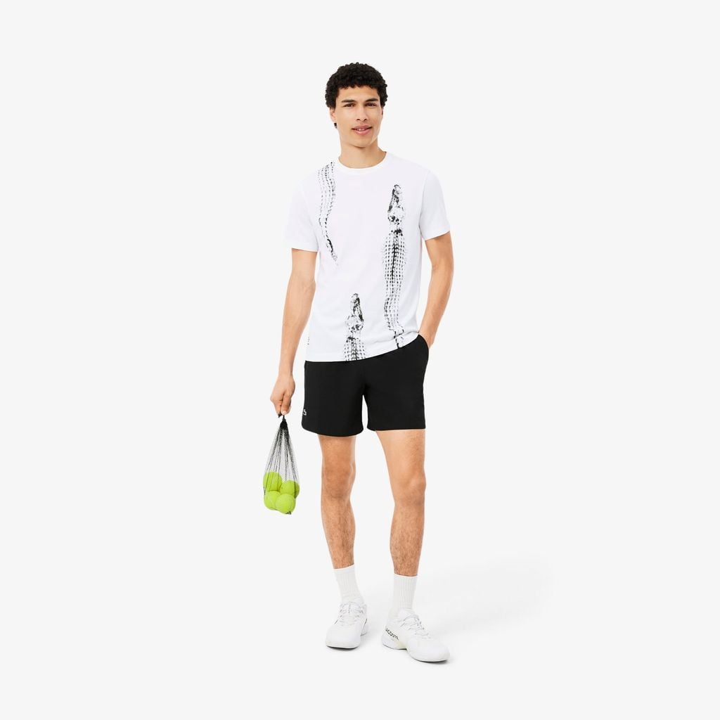Áo Thun Tennis Lacoste Nam x Daniil Medvedev In Hình