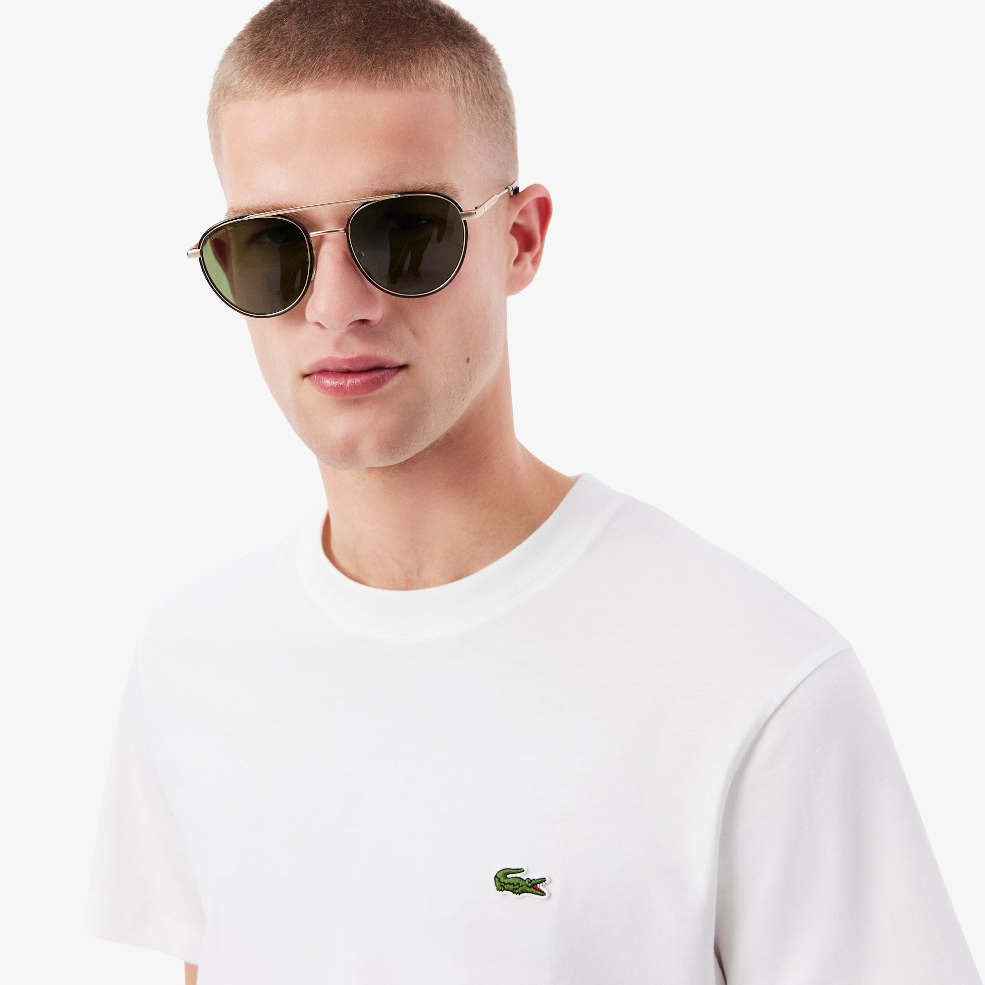 Áo Thun Lacoste Nam Chất Liệu Cotton