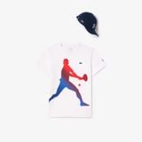 Set Áo Thun Và Mũ Tennis Lacoste Nam x Novak Djokovic