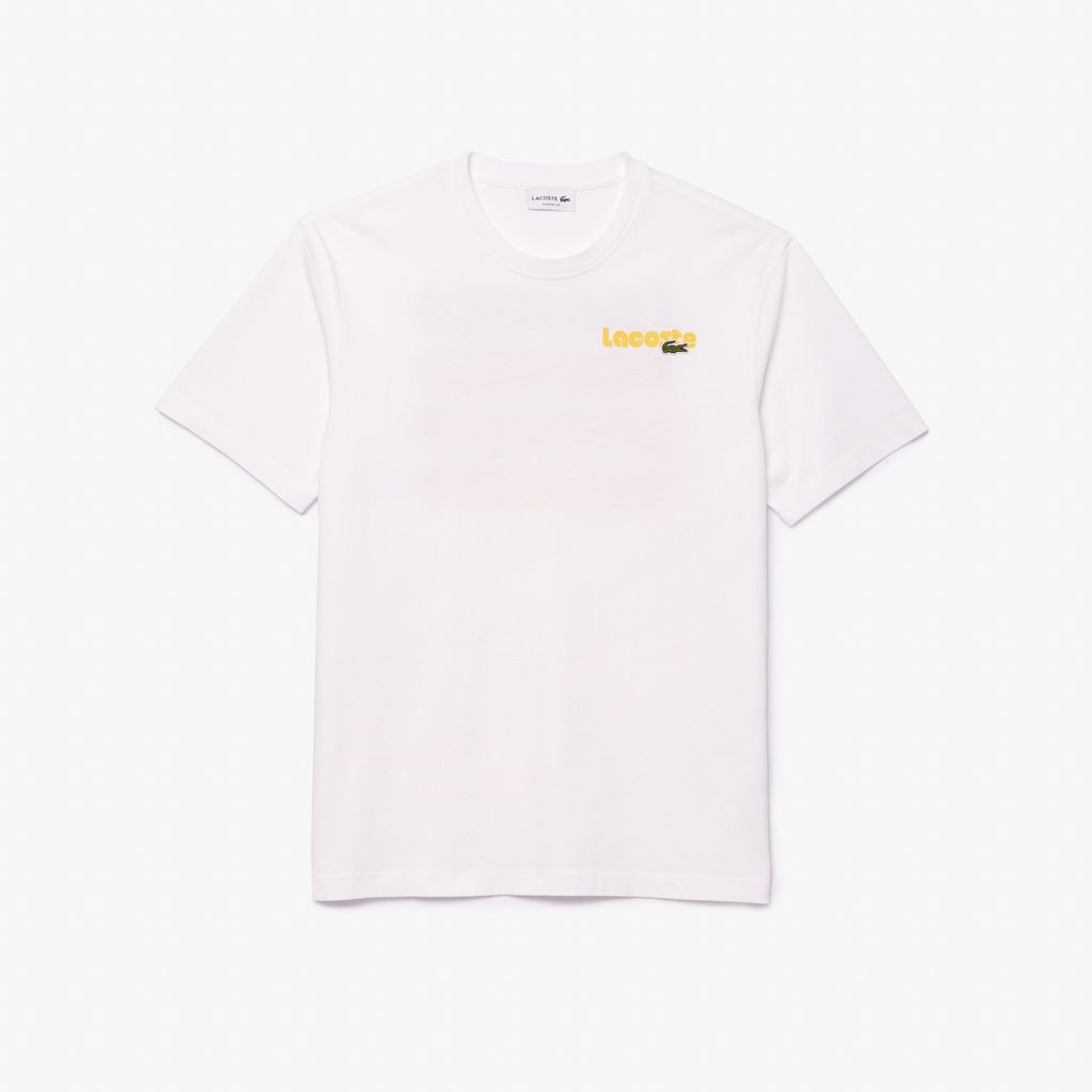 Áo Thun Lacoste Nam Hiệu Ứng Wash Họa Tiết Ombré