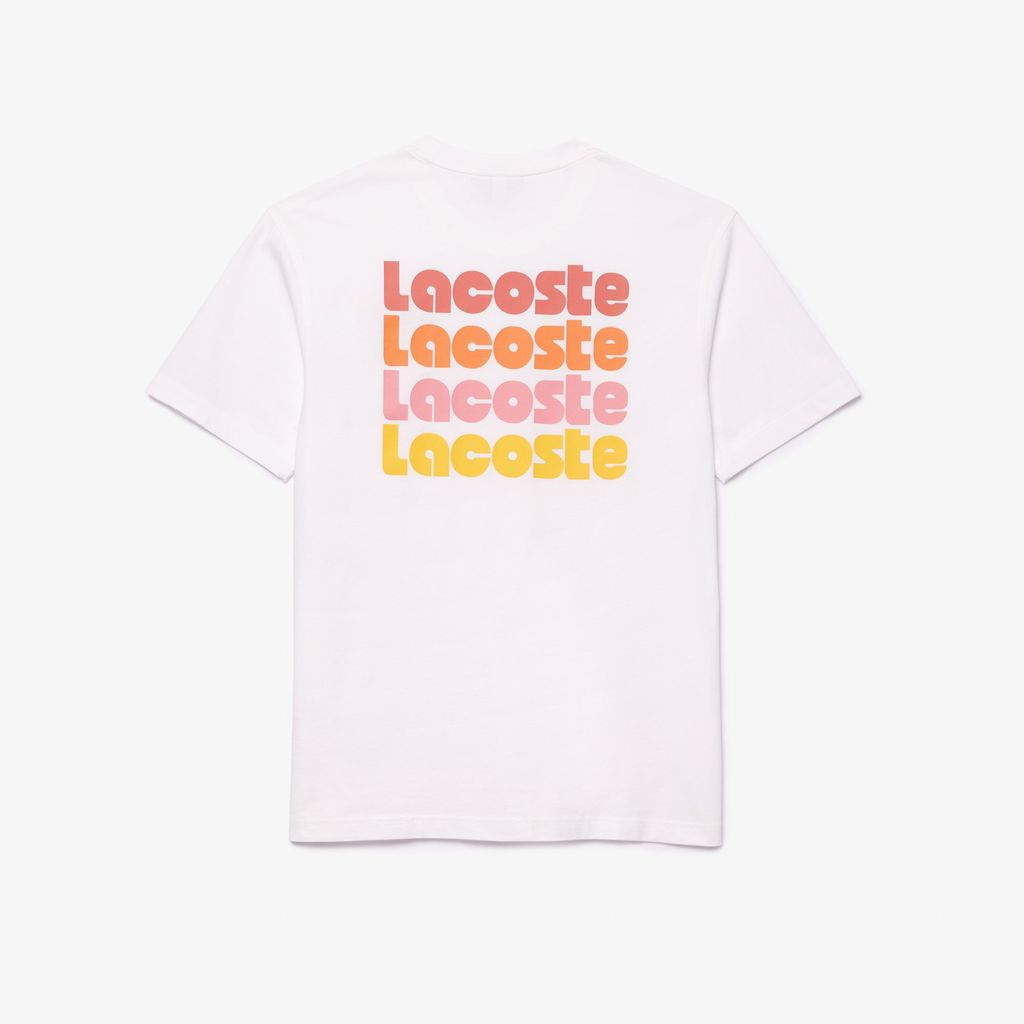 Áo Thun Lacoste Nam Hiệu Ứng Wash Họa Tiết Ombré