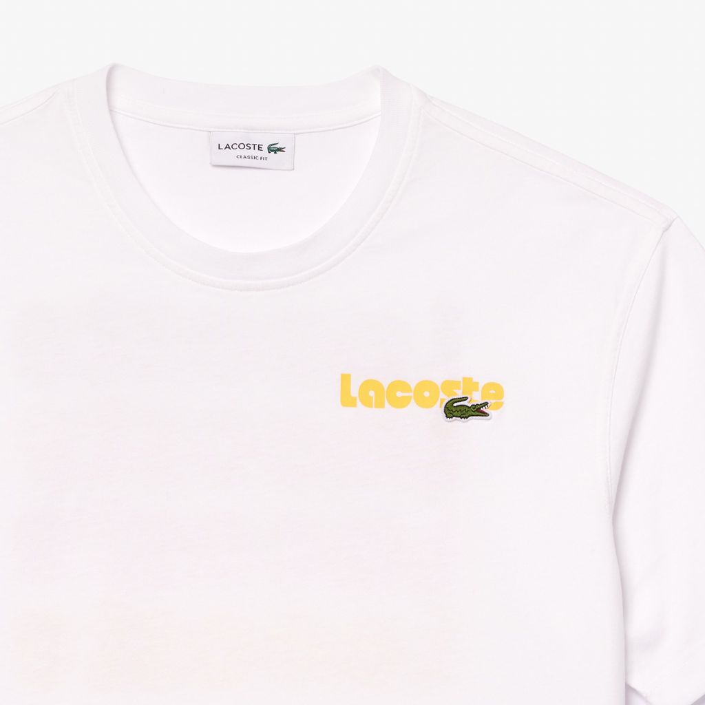 Áo Thun Lacoste Nam Hiệu Ứng Wash Họa Tiết Ombré