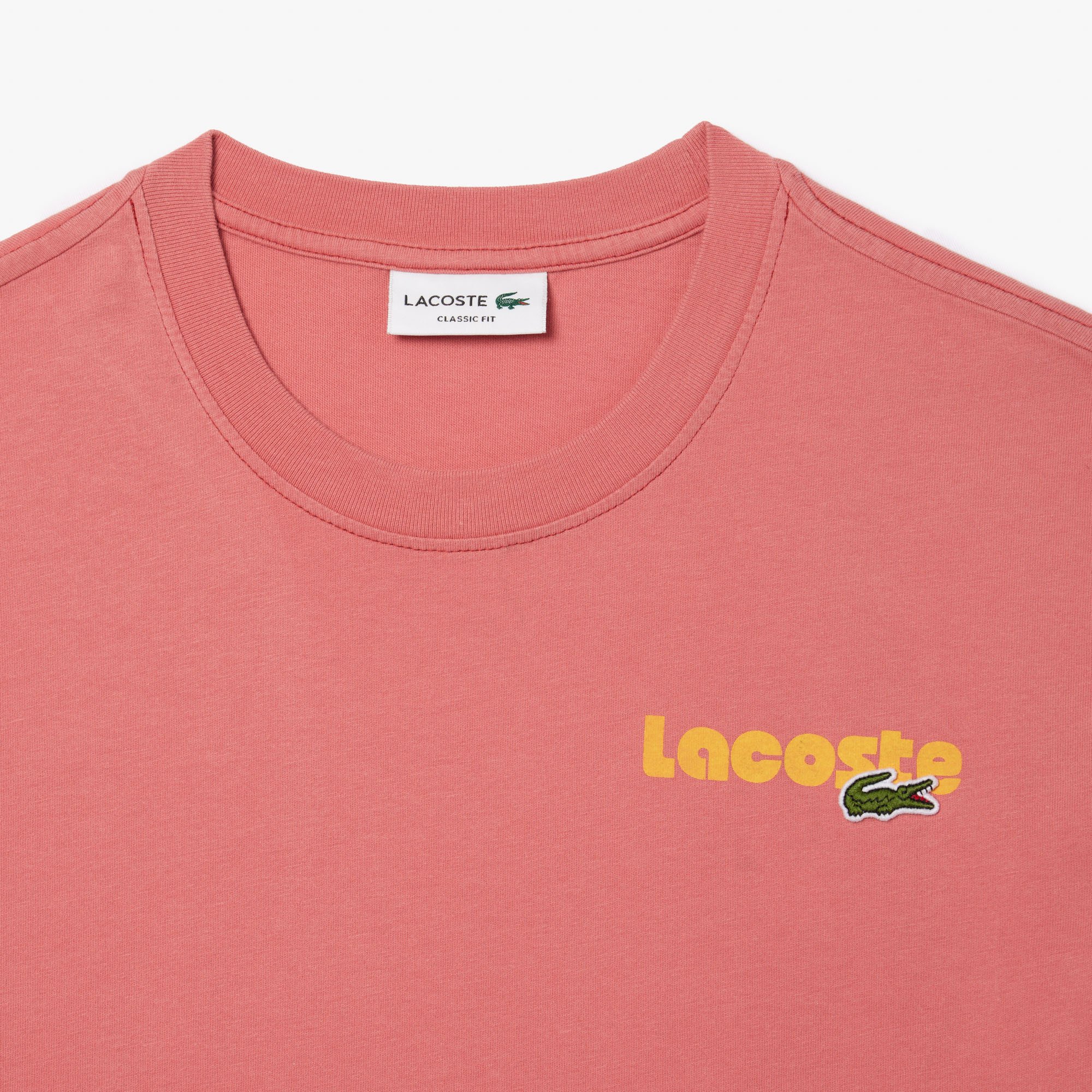 Áo Thun Lacoste Nam Hiệu Ứng Wash Họa Tiết Ombré