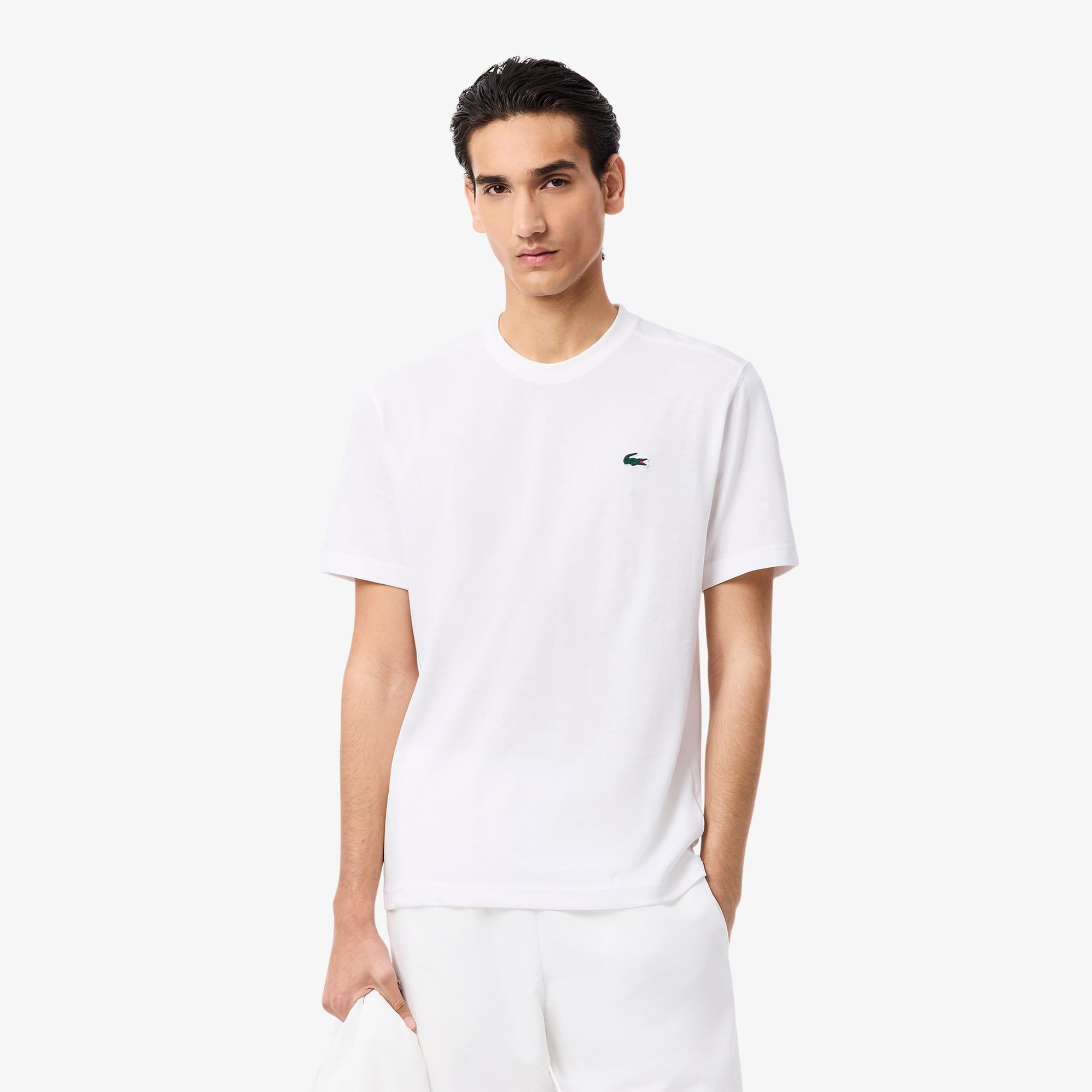Áo Thun Thể Thao Lacoste Nam Chất Liệu Cotton Công Nghệ Ultra Dry