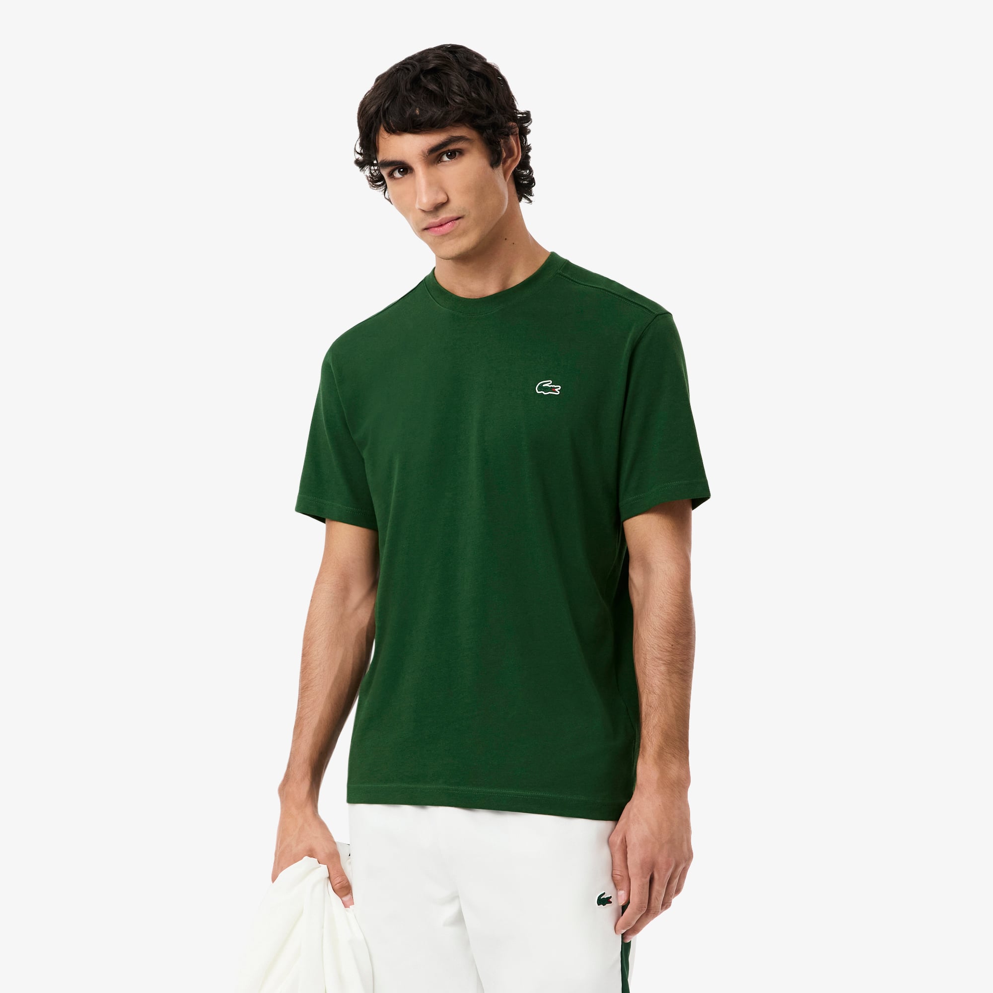 Áo Thun Thể Thao Lacoste Nam Chất Liệu Cotton Công Nghệ Ultra Dry
