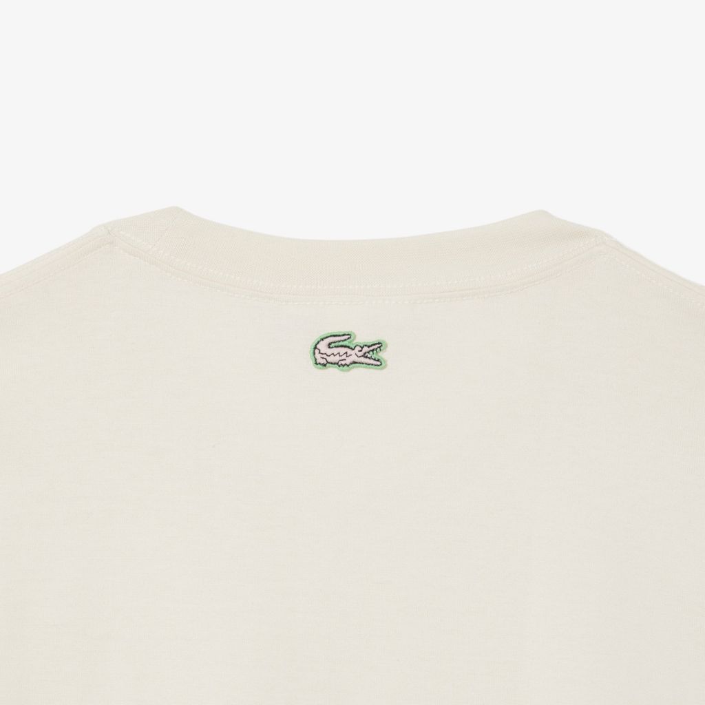 Áo Thun Lacoste Nam Dáng Cổ Điển Dài Tay Chất Liệu Jersey Dày Dặn