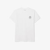 Áo Thun Tennis Lacoste Nam Dáng Suông Thoáng Khí Heritage Badge