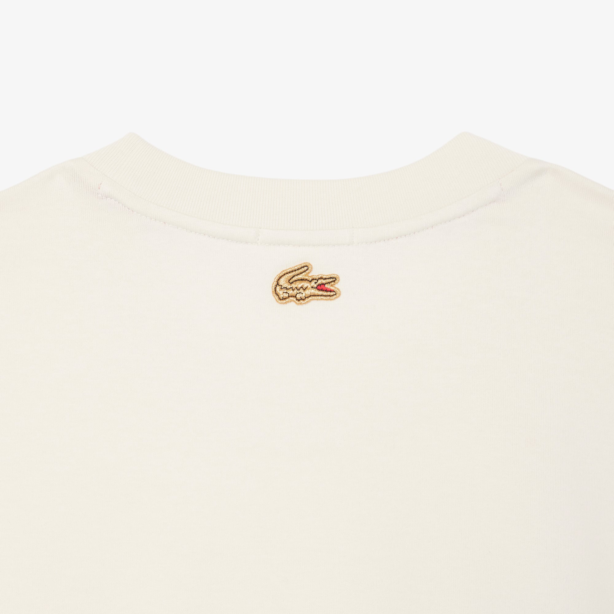 Áo Thun Lacoste Unisex Dáng Cổ Điển Tết Nguyên Đán Chất Liệu Cotton