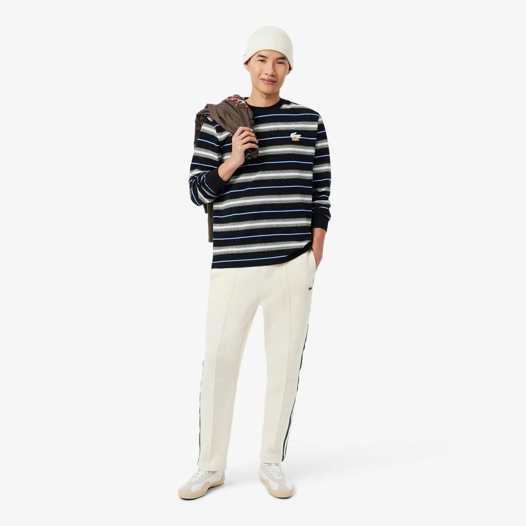 Áo Thun Lacoste Unisex Dáng Cổ Điển Tết Nguyên Đán Dài Tay