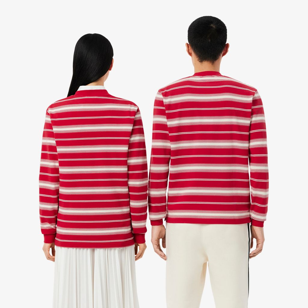 Áo Thun Lacoste Unisex Dáng Cổ Điển Tết Nguyên Đán Dài Tay