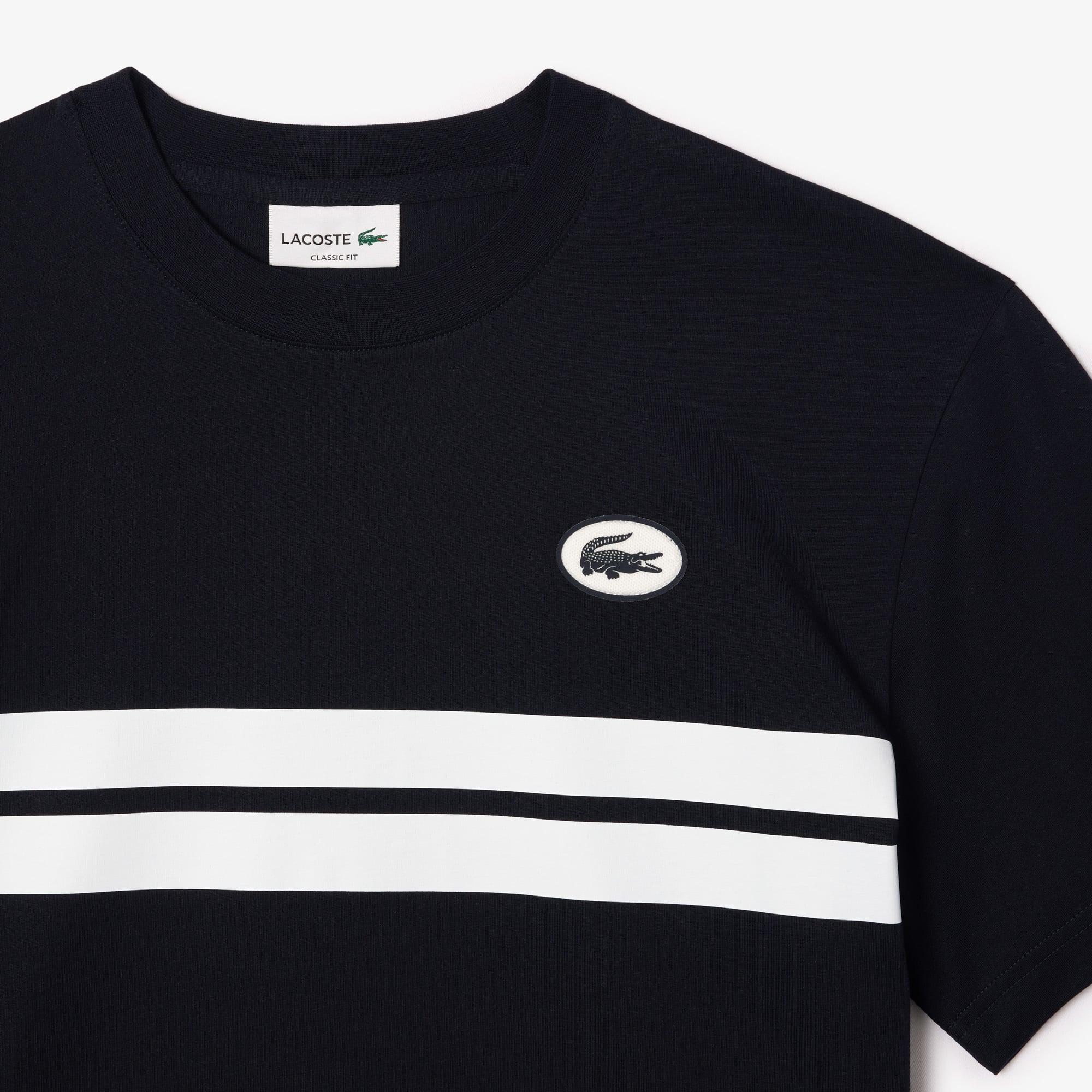 Áo Thun Lacoste Nam In Mặt Sau Chất Liệu Cotton