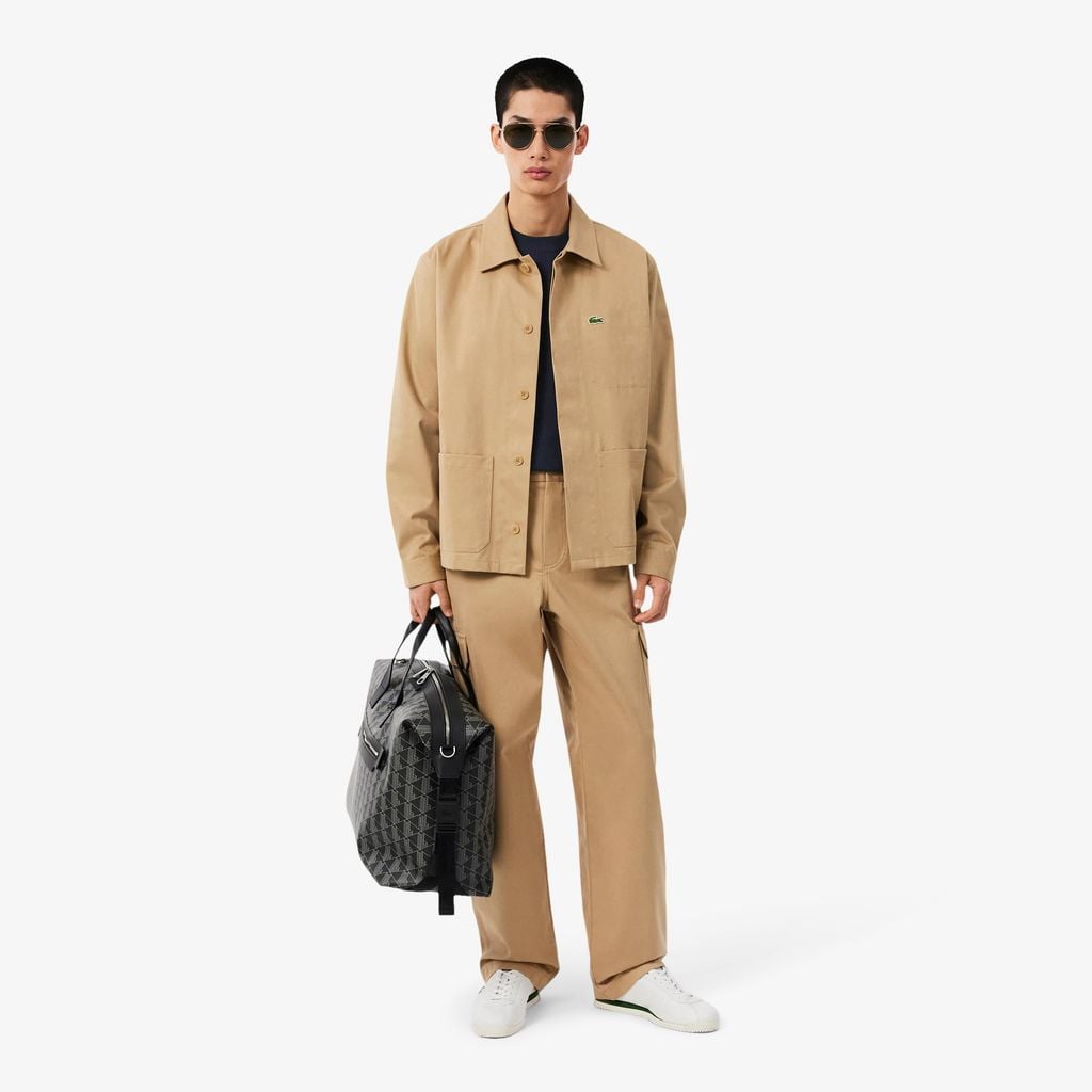 Áo Thun Lacoste Nam Thêu Chữ Sản Xuất Tại Pháp