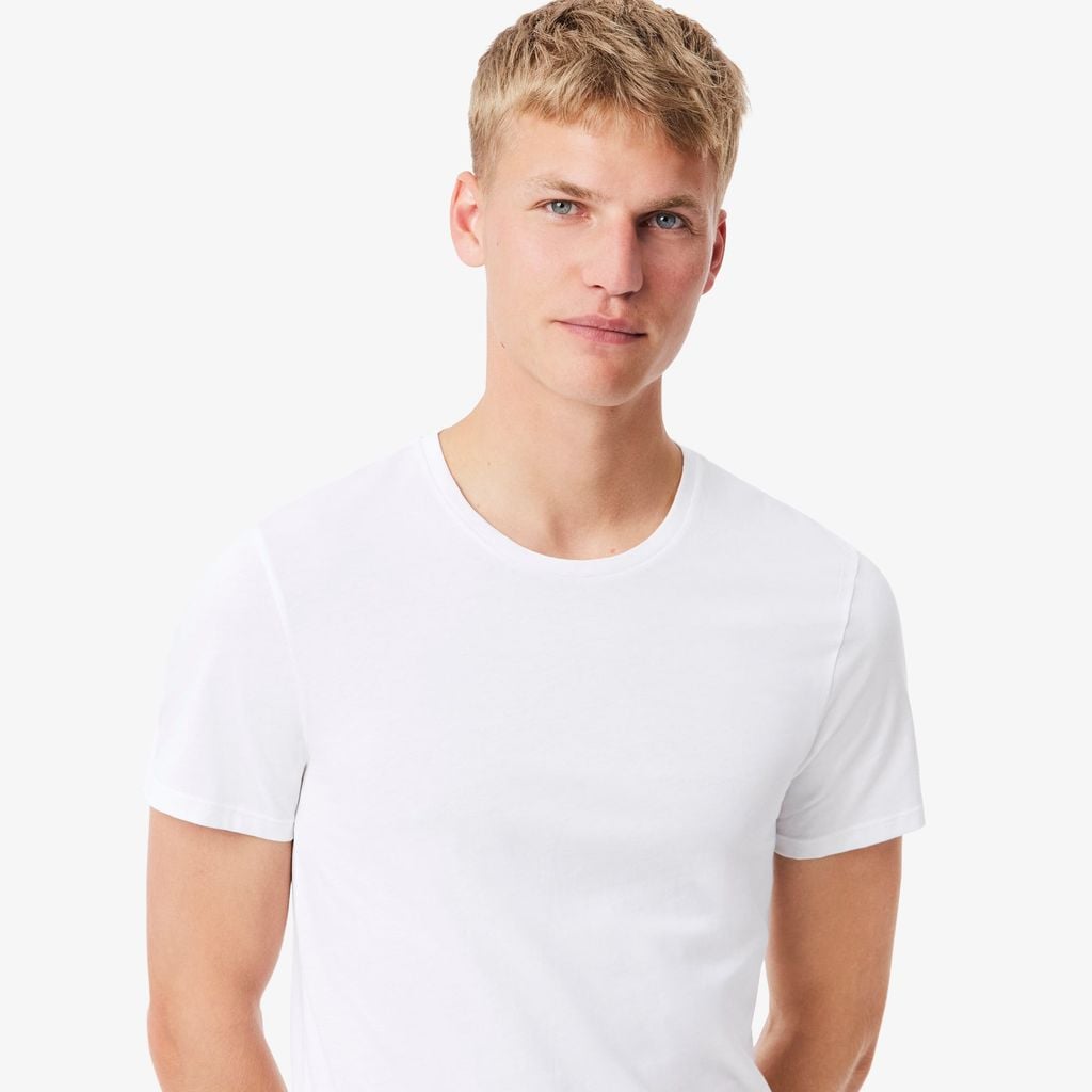 Bộ 3 Áo Thun Mặc Nhà Lacoste Nam Ôm Dáng