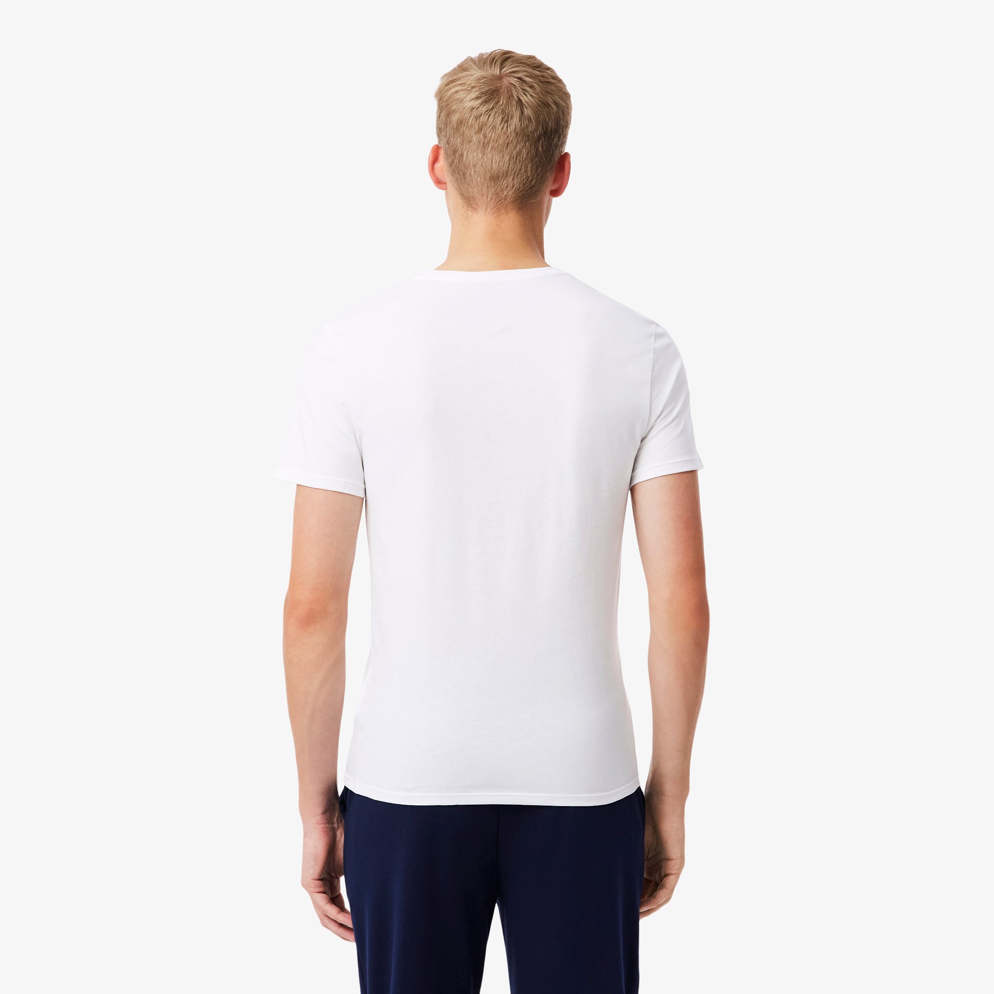 Bộ 3 Áo Thun Mặc Nhà Lacoste Nam Ôm Dáng