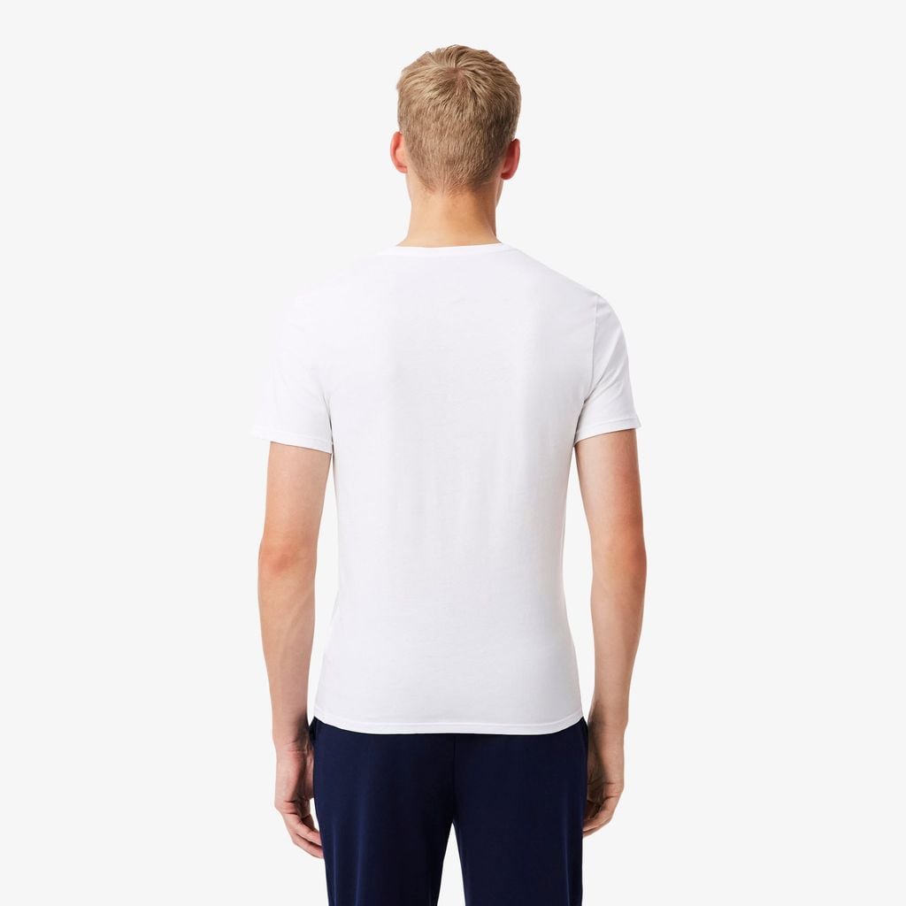 Bộ 3 Áo Thun Mặc Nhà Lacoste Nam Ôm Dáng