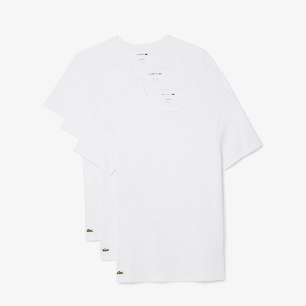 Bộ 3 Áo Thun Mặc Nhà Lacoste Nam Ôm Dáng