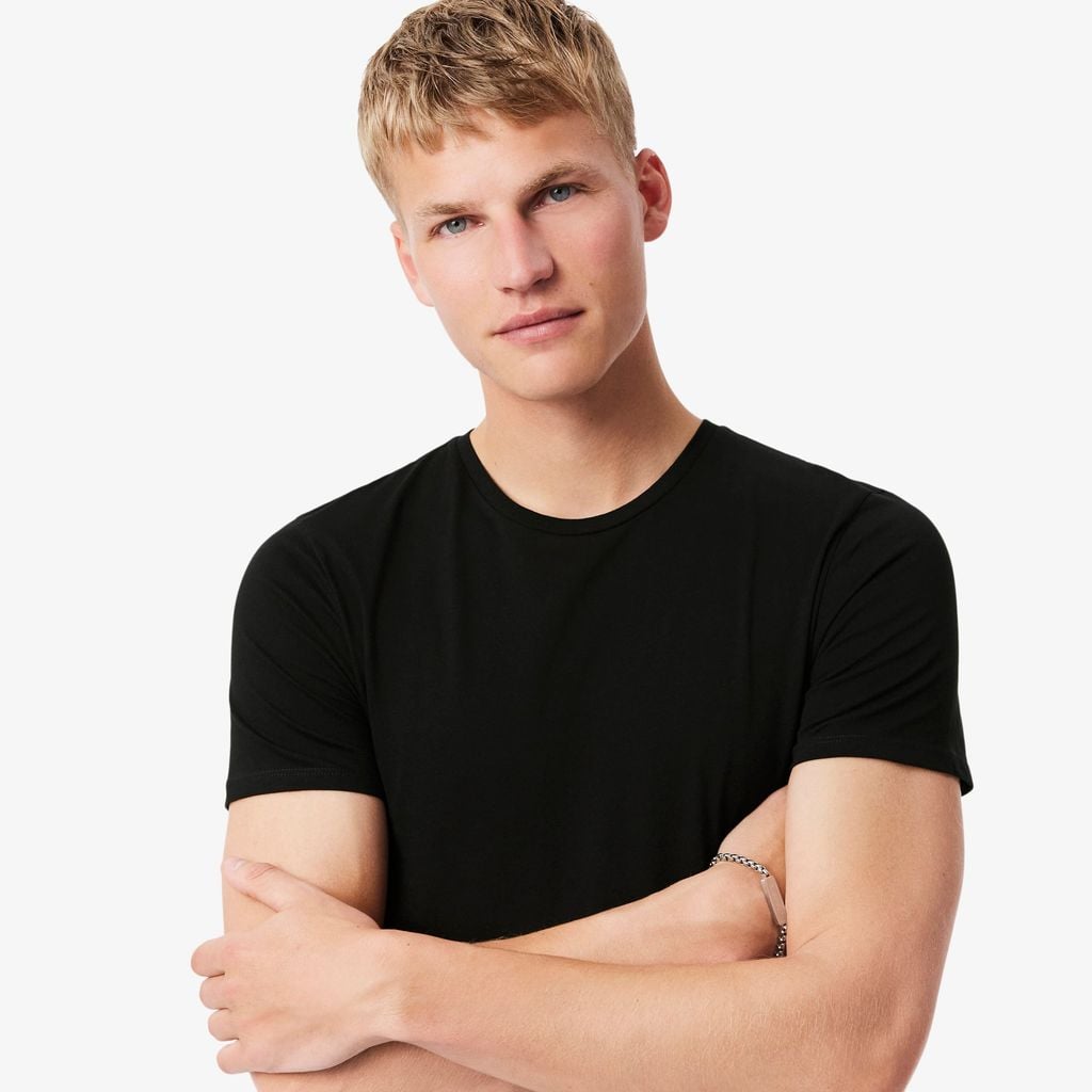 Bộ 3 Áo Thun Mặc Nhà Lacoste Nam Ôm Dáng