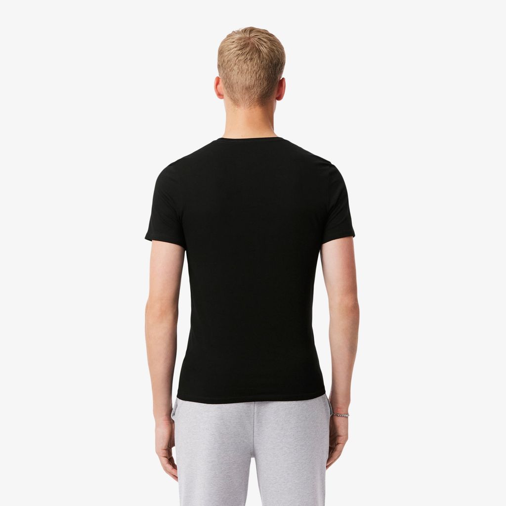 Bộ 3 Áo Thun Mặc Nhà Lacoste Nam Ôm Dáng