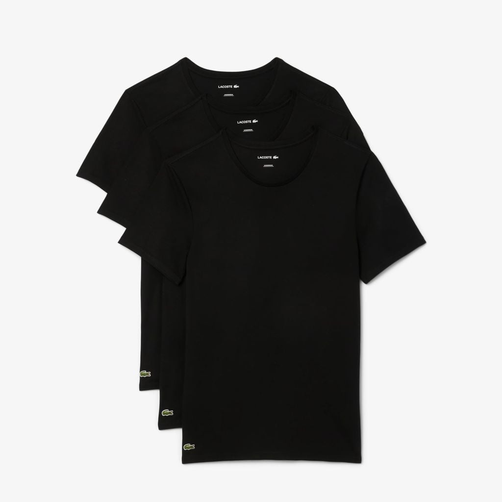 Bộ 3 Áo Thun Mặc Nhà Lacoste Nam Ôm Dáng