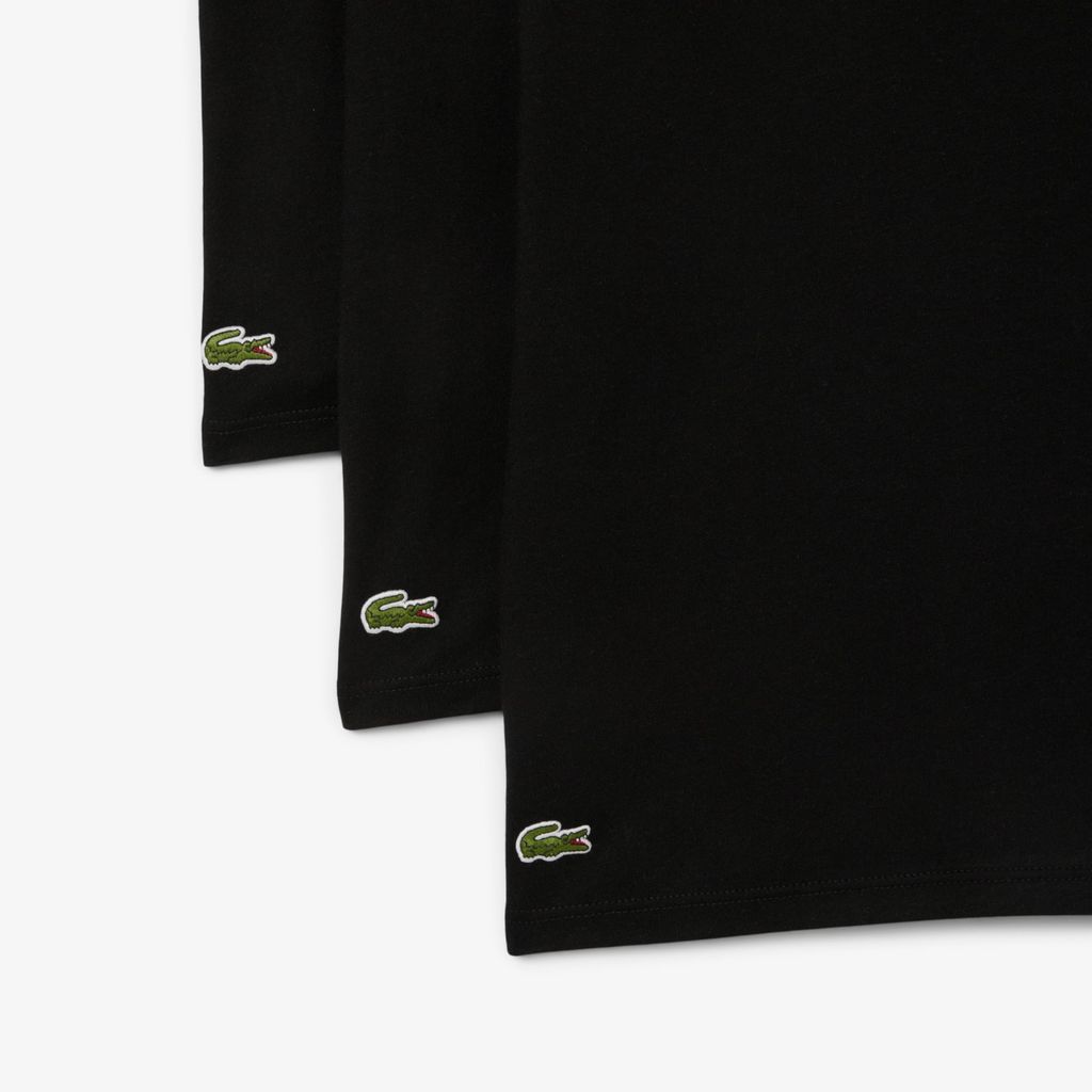 Bộ 3 Áo Thun Mặc Nhà Lacoste Nam Ôm Dáng