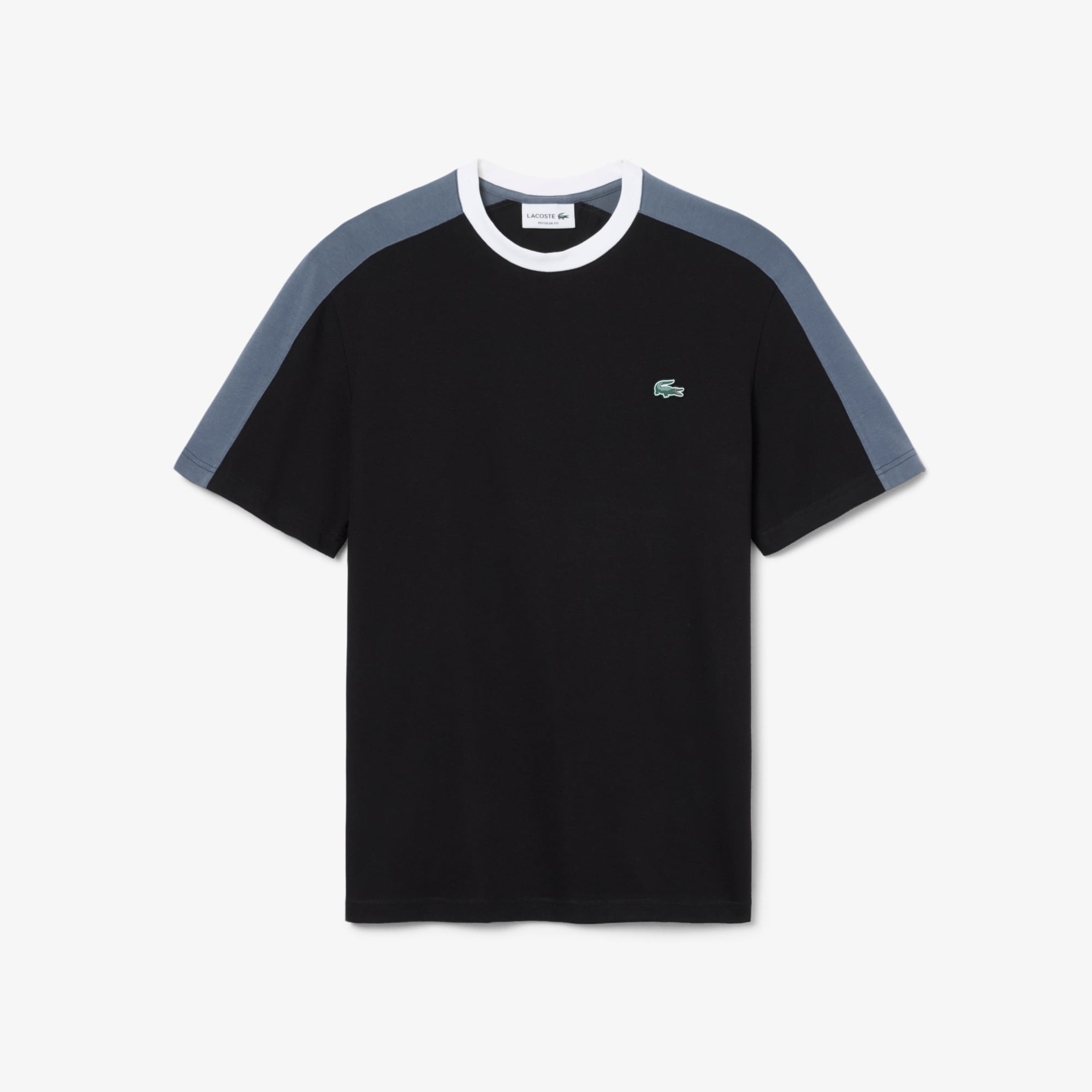 Áo Thun Lacoste Nam Chất Liệu Thun Dệt Kim Phối Màu