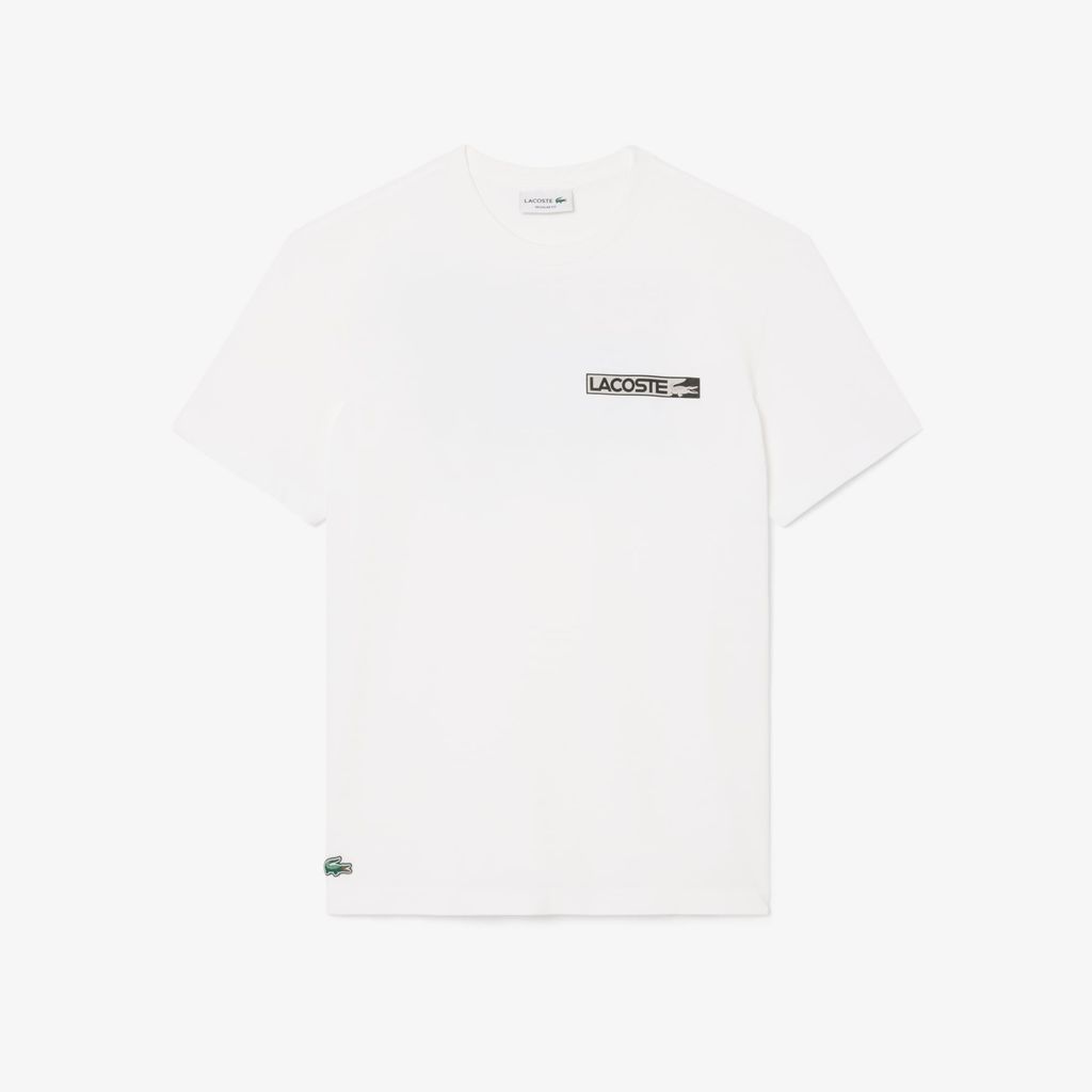 Áo Thun Lacoste Nam Chất Liệu Thun Dệt Kim In Hình