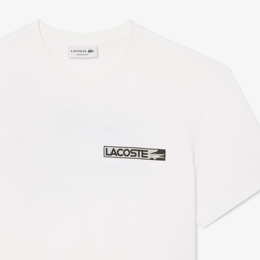 Áo Thun Lacoste Nam Chất Liệu Thun Dệt Kim In Hình