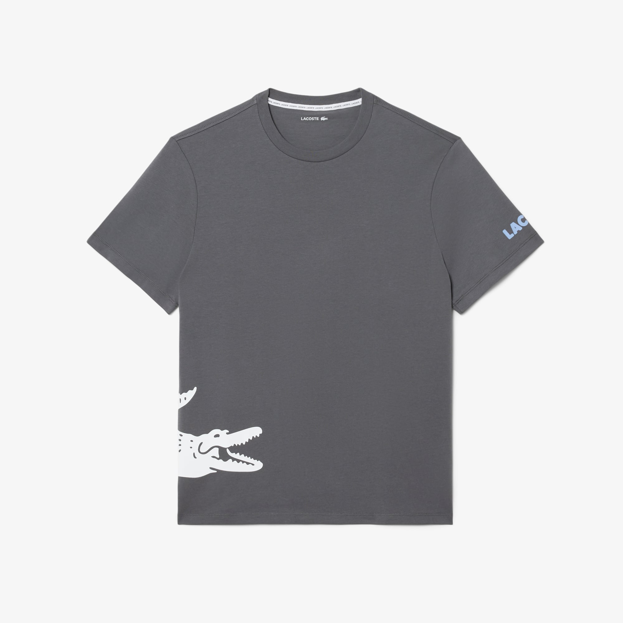 Áo Thun Mặc Nhà Lacoste Nam Chất Liệu Cotton Họa Tiết In
