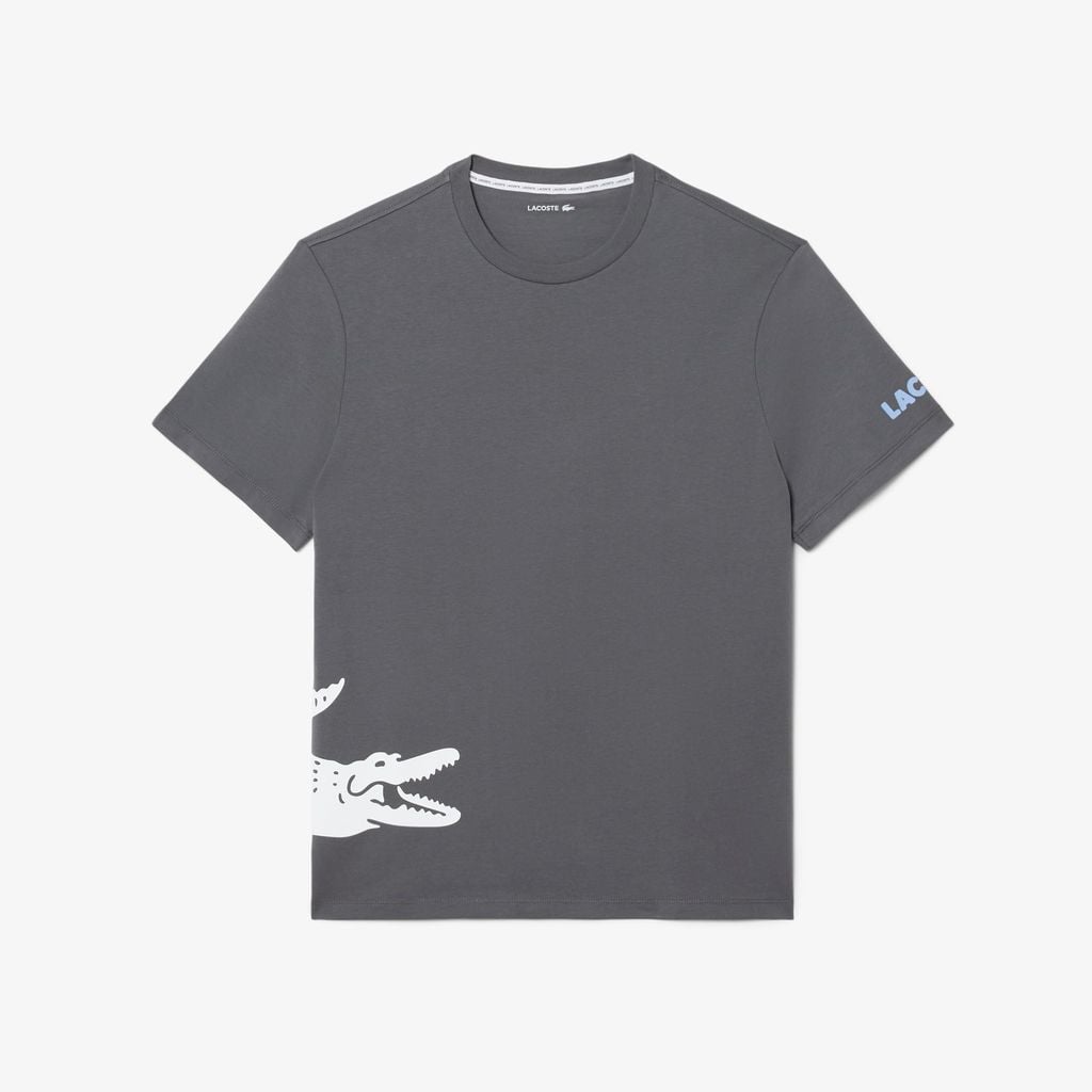 Áo Thun Mặc Nhà Lacoste Nam Chất Liệu Cotton Họa Tiết In
