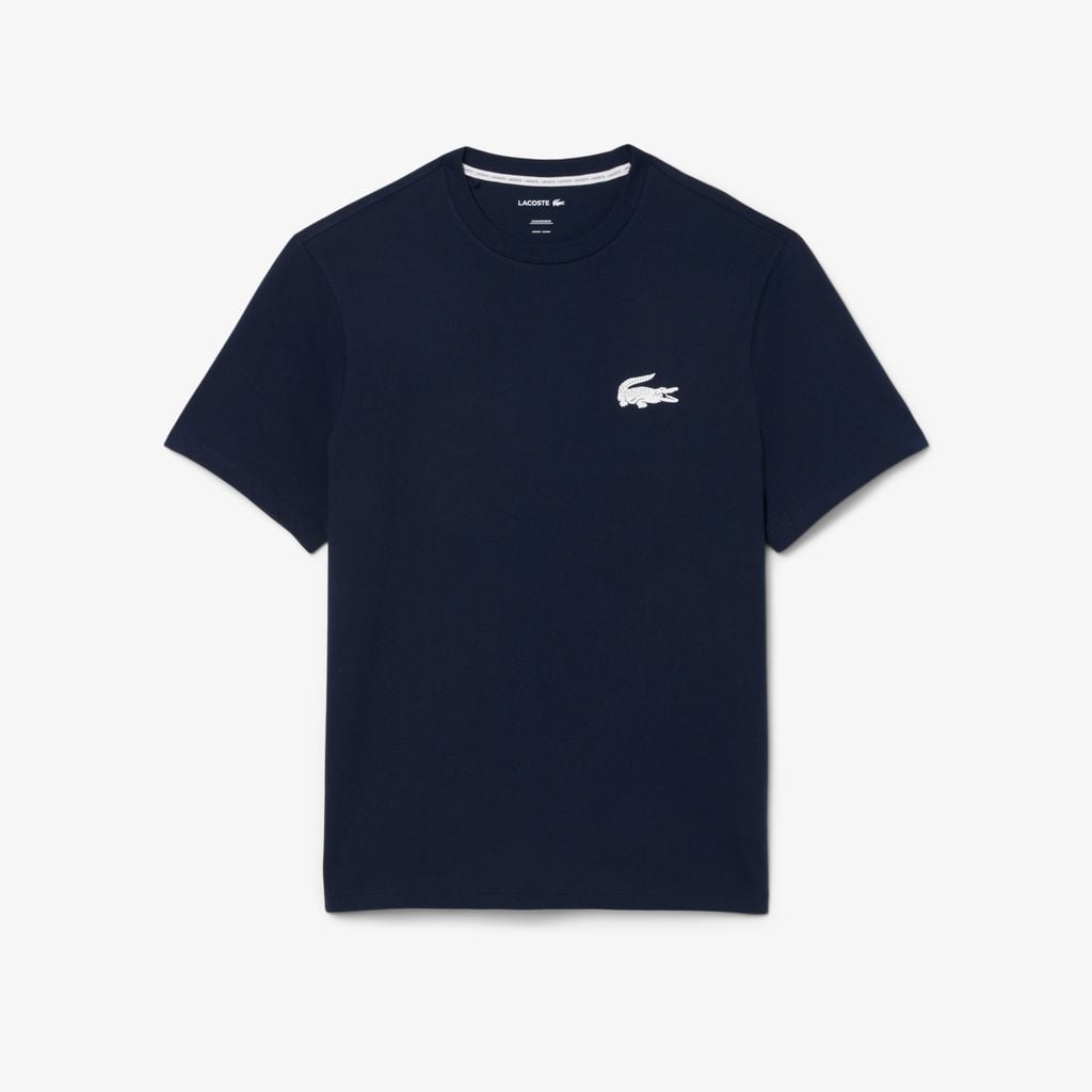 Áo Thun Mặc Nhà Lacoste Nam Chất Liệu Cotton Hình In Cá Sấu