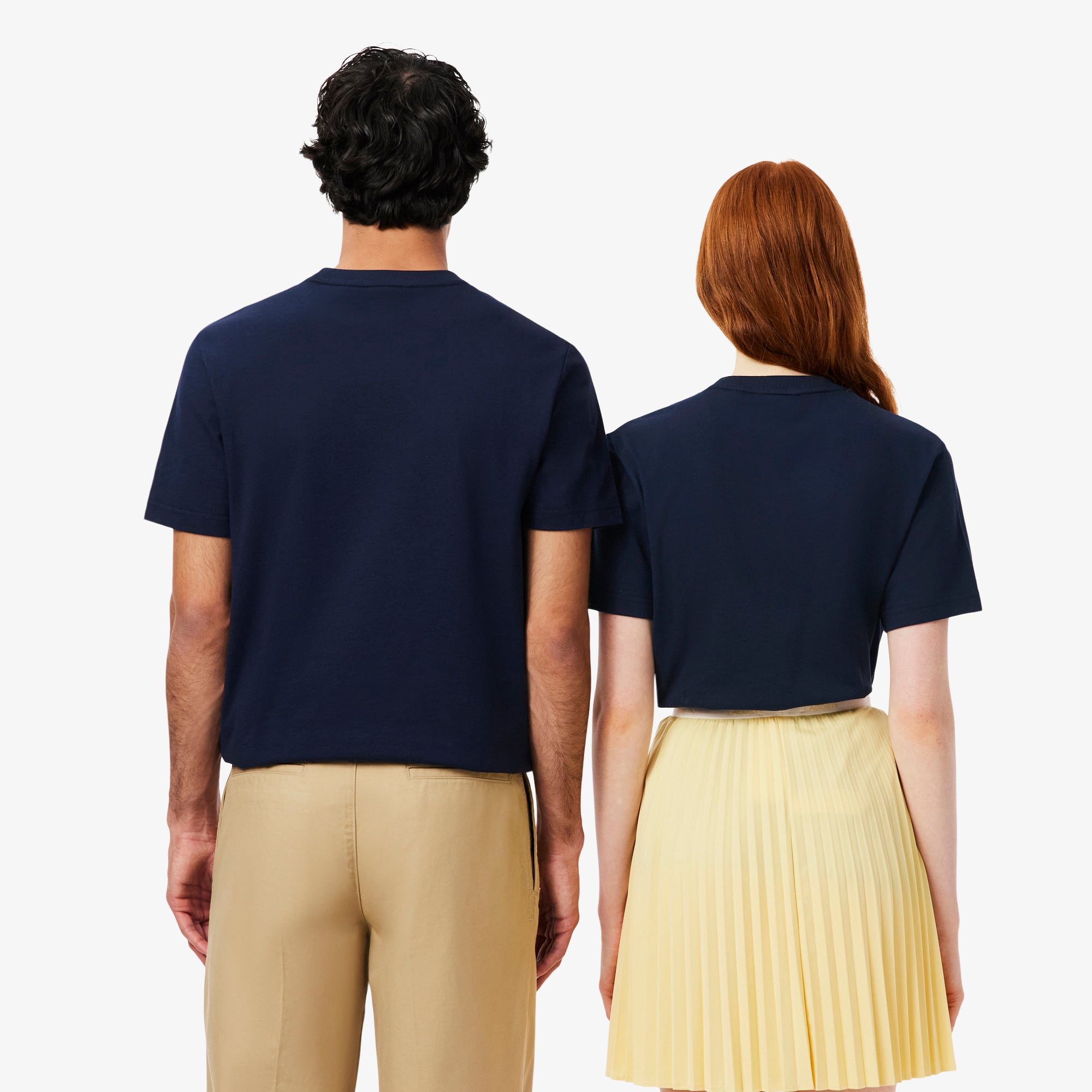 Áo Thun Lacoste Unisex Dáng Suông Phiên Bản Rolex Paris Masters