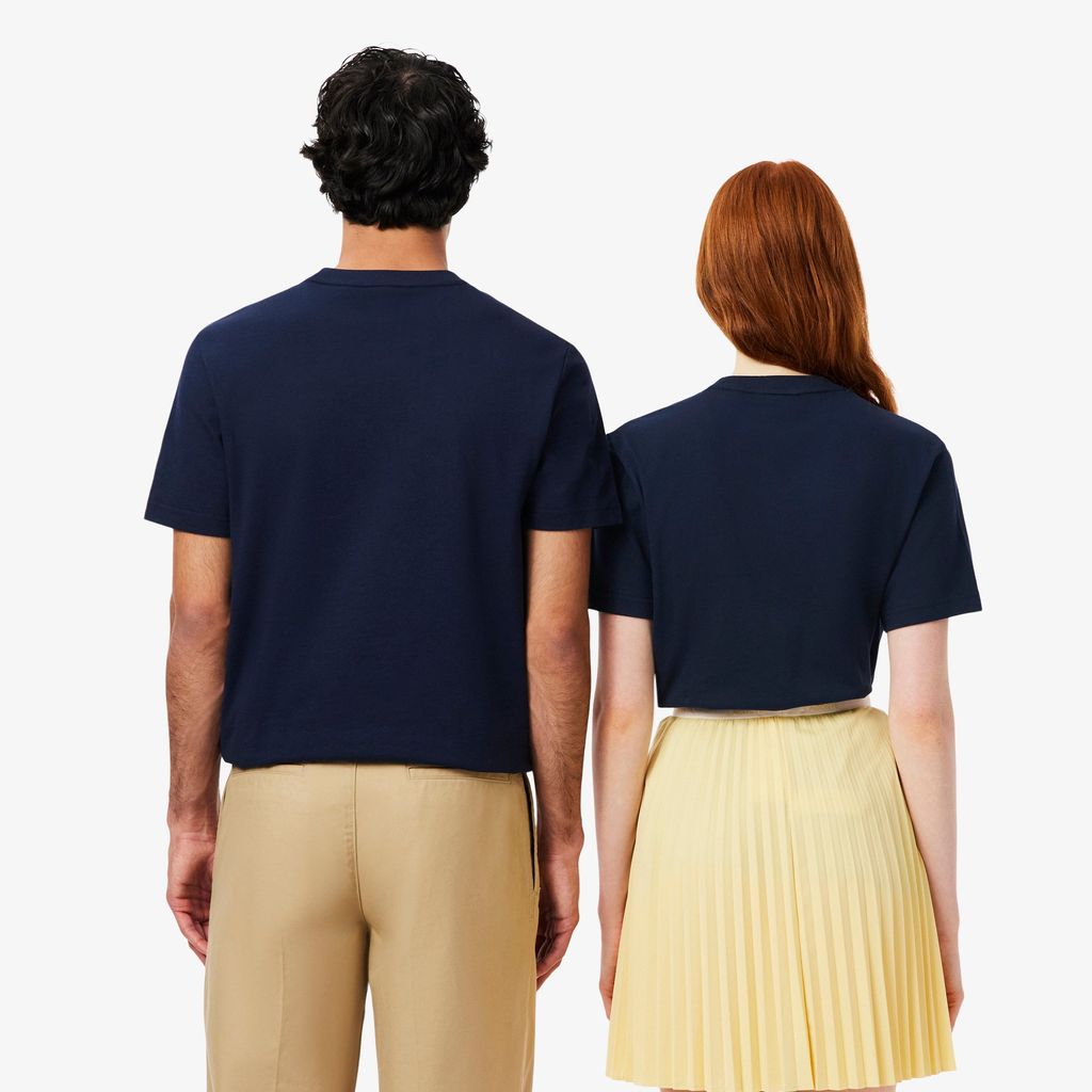 Áo Thun Lacoste Unisex Dáng Suông Phiên Bản Rolex Paris Masters