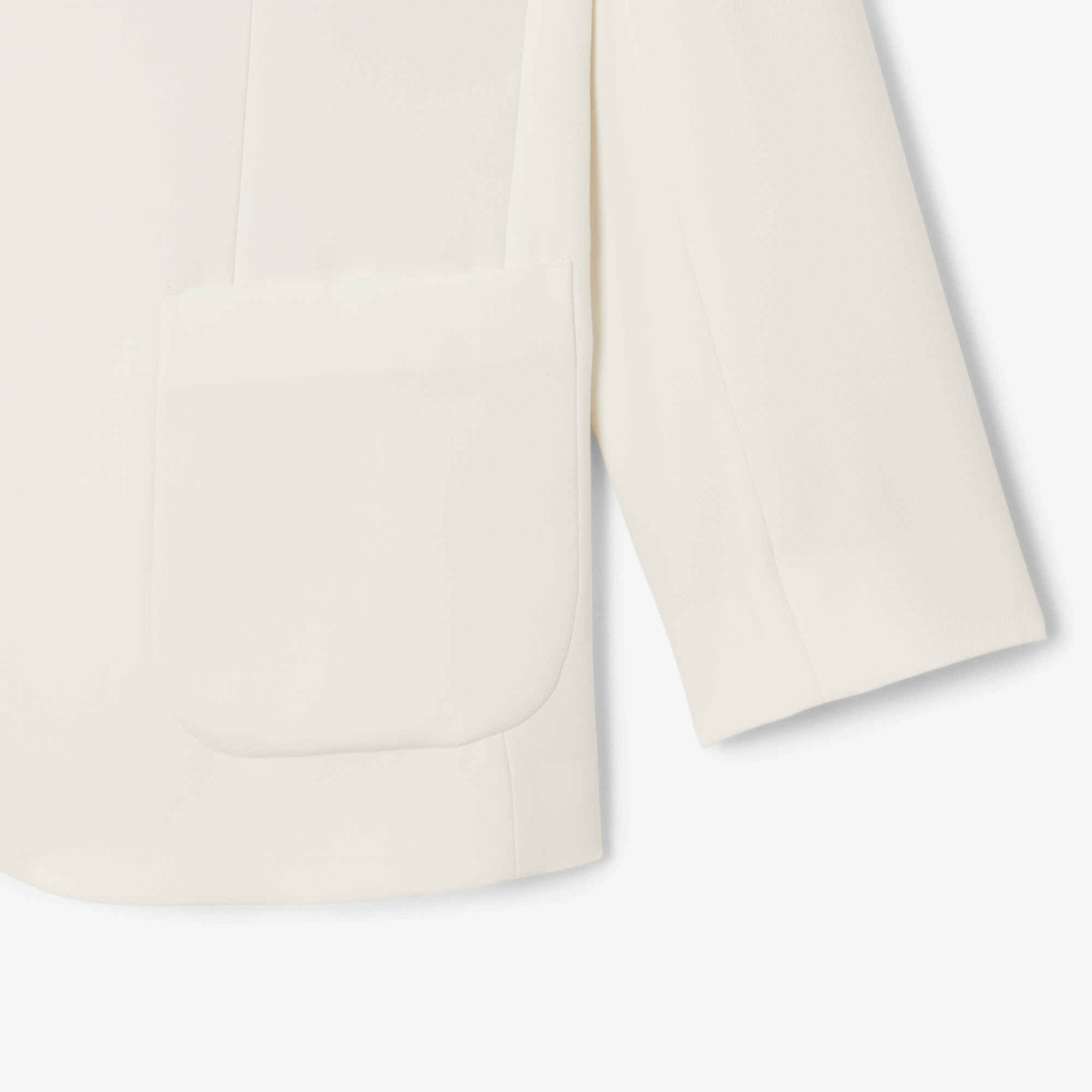 Áo Blazer Lacoste Nữ Chất Liệu Vải Twill