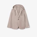 Áo Khoác Lacoste Nam Blazer Twill Có Mũ Trùm Đầu