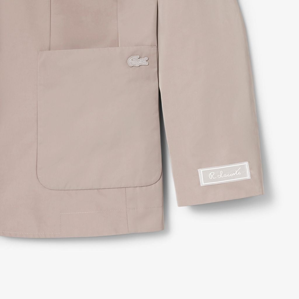 Áo Khoác Lacoste Nam Blazer Twill Có Mũ Trùm Đầu