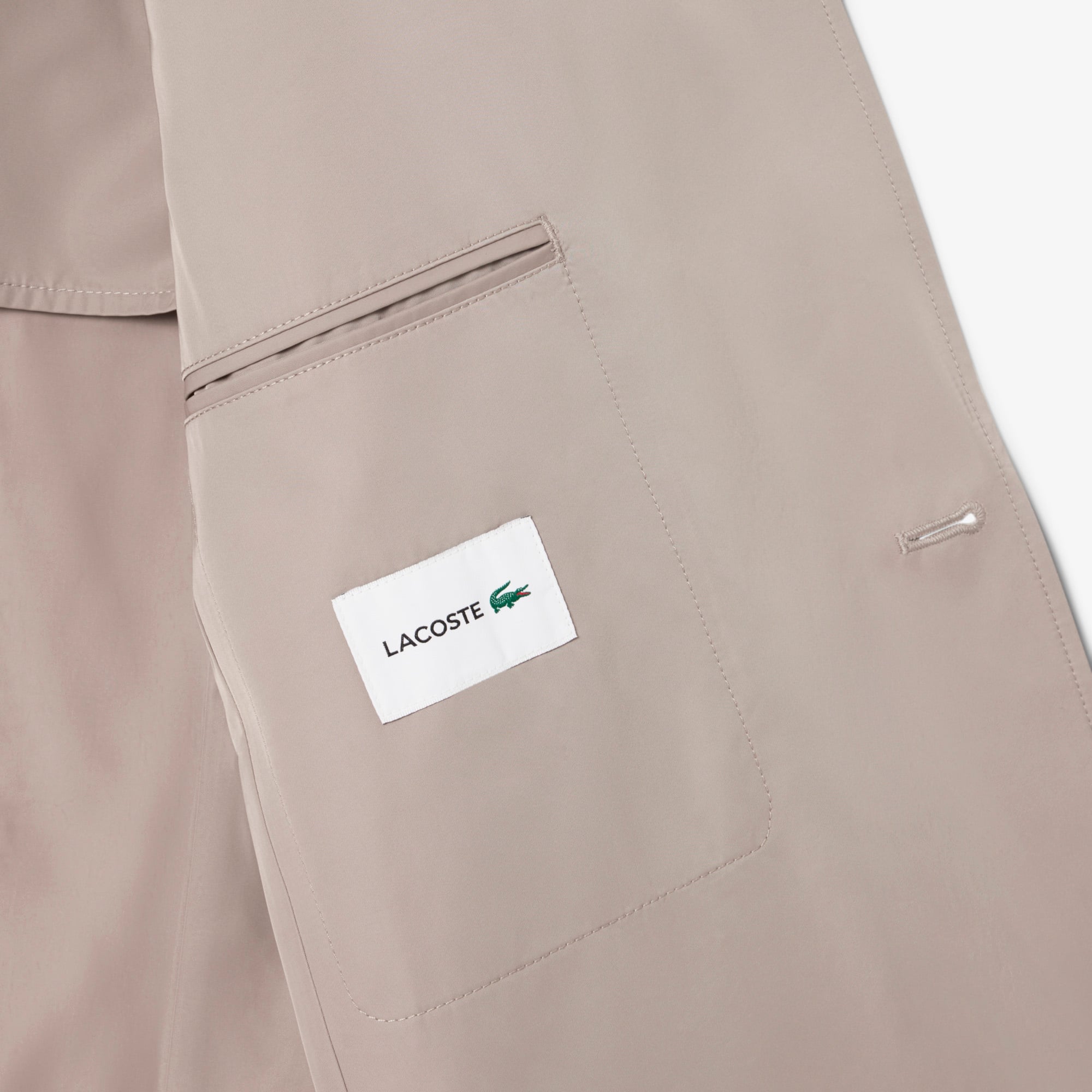 Áo Khoác Lacoste Nam Blazer Twill Có Mũ Trùm Đầu