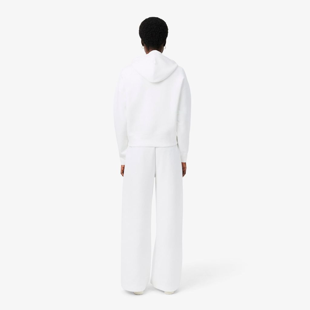 Quần Nỉ Lacoste Nữ Ống Rộng Chất Liệu Jersey