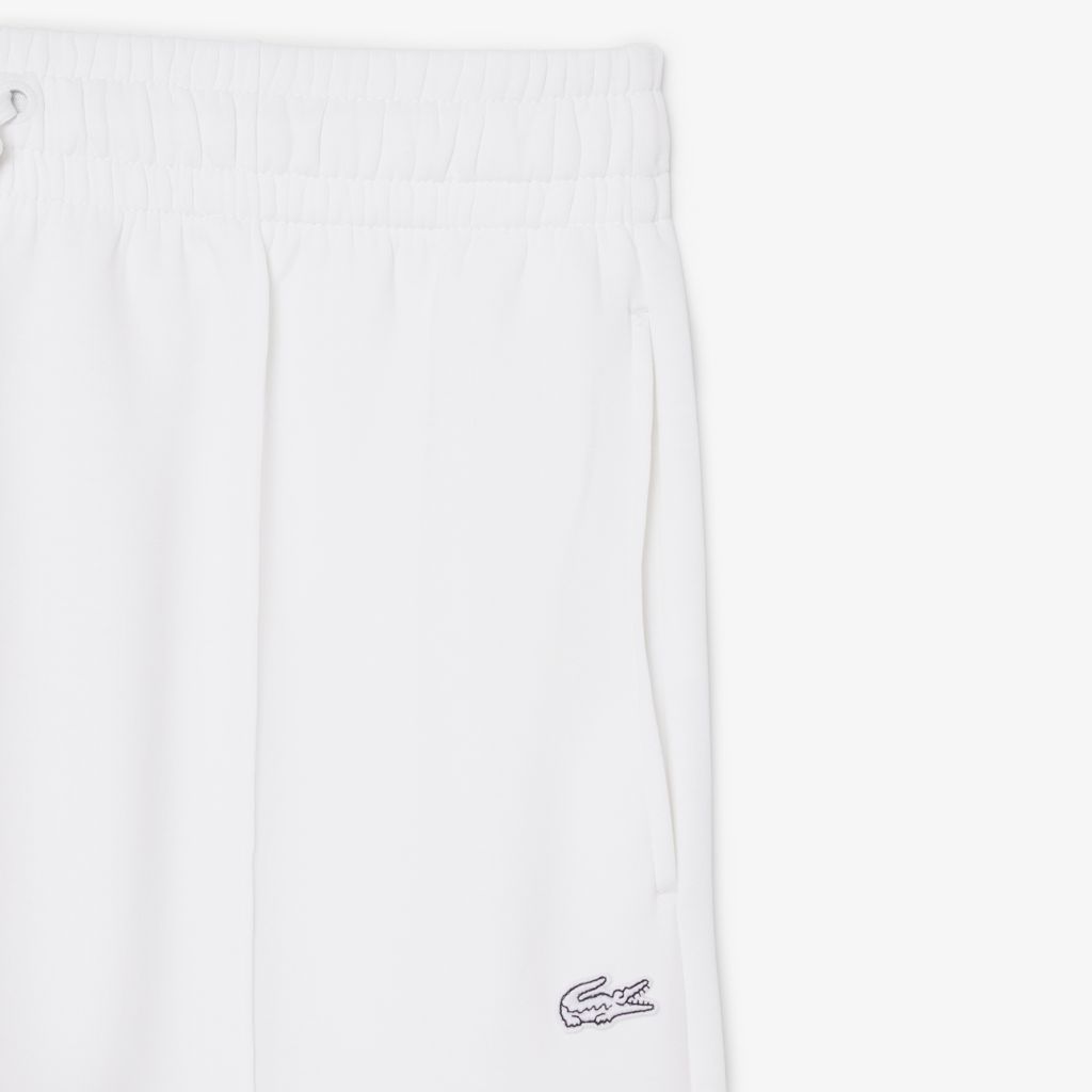 Quần Nỉ Lacoste Nữ Ống Rộng Chất Liệu Jersey