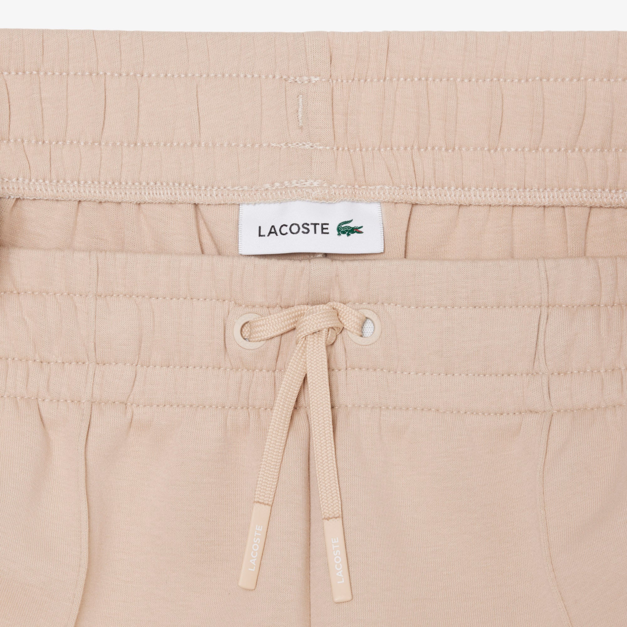Quần Nỉ Lacoste Nữ Ống Rộng Chất Liệu Jersey