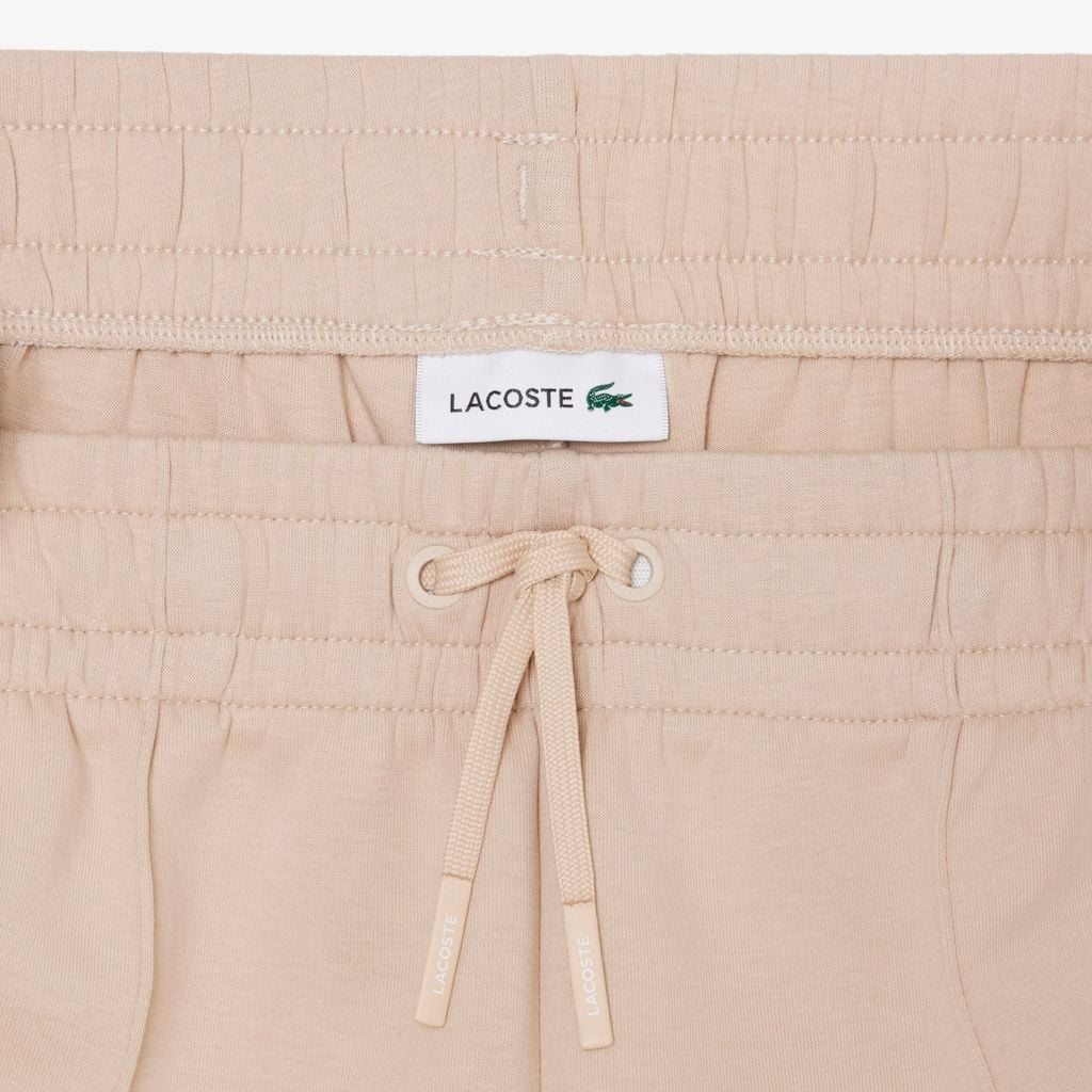 Quần Nỉ Lacoste Nữ Ống Rộng Chất Liệu Jersey