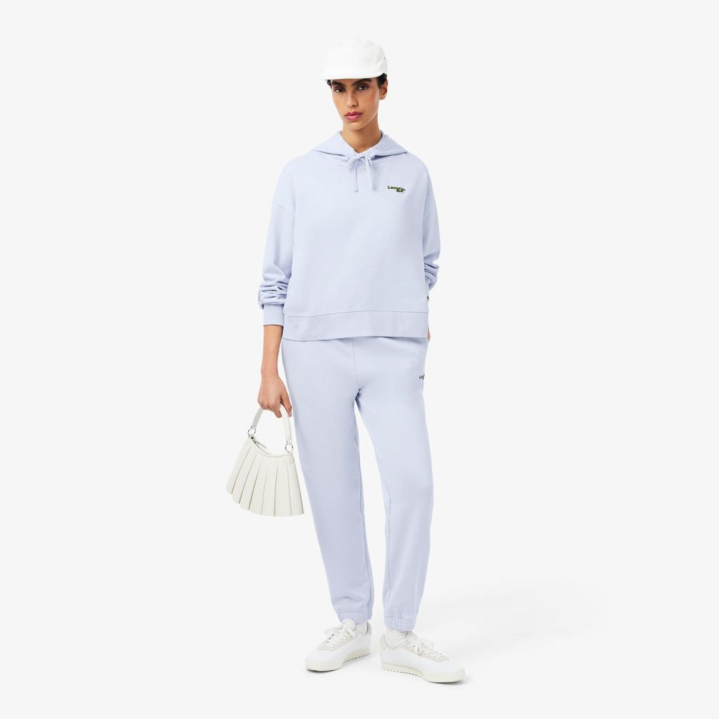 Quần Nỉ Lacoste Nữ Ống Đứng Có Logo