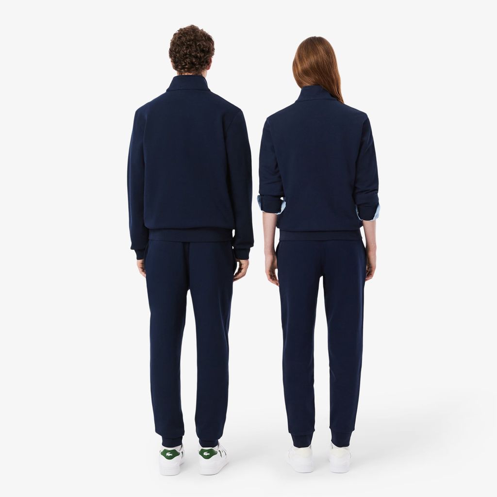 Quần Nỉ Lacoste Unisex Ống Côn Logo Dập Nổi