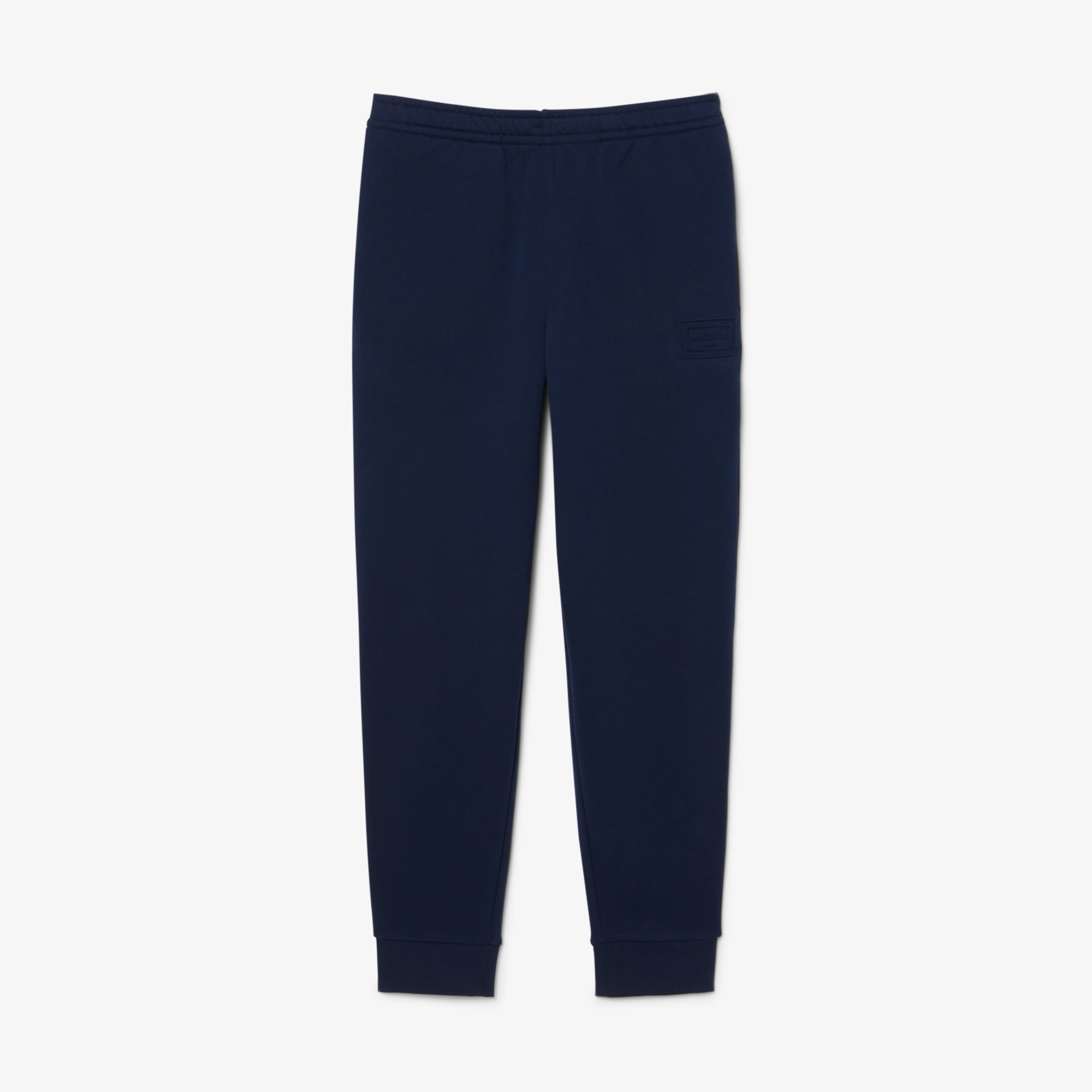 Quần Nỉ Lacoste Unisex Ống Côn Logo Dập Nổi